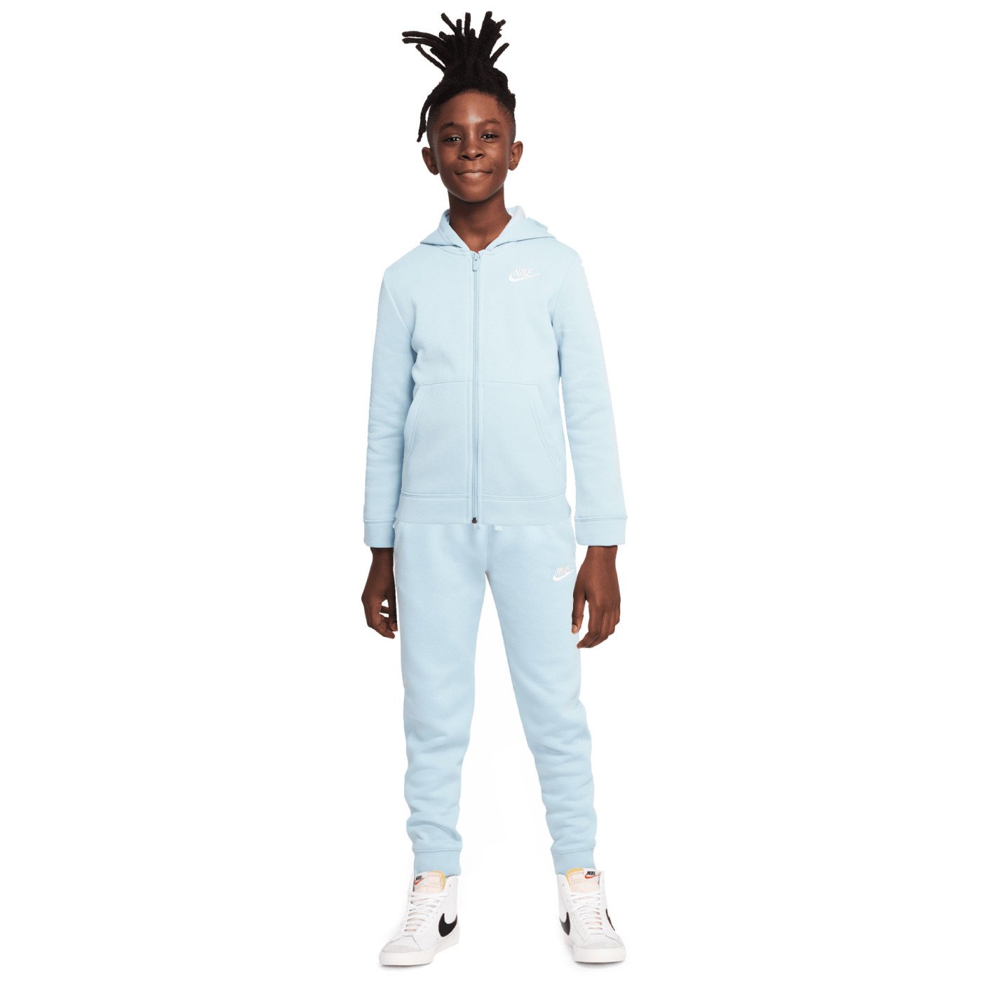 Light blue sale nike tracksuit