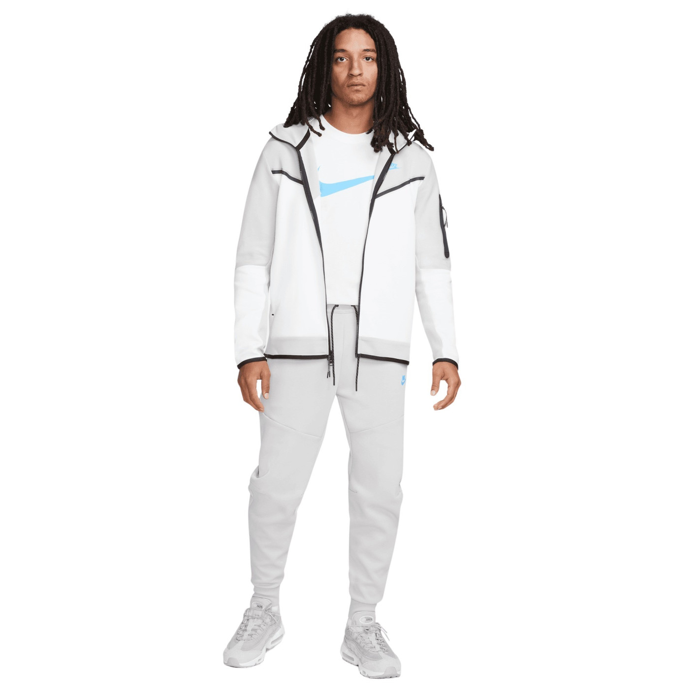 Nike Tech Fleece Tracksuit Light Grey White Blue KNVBshop