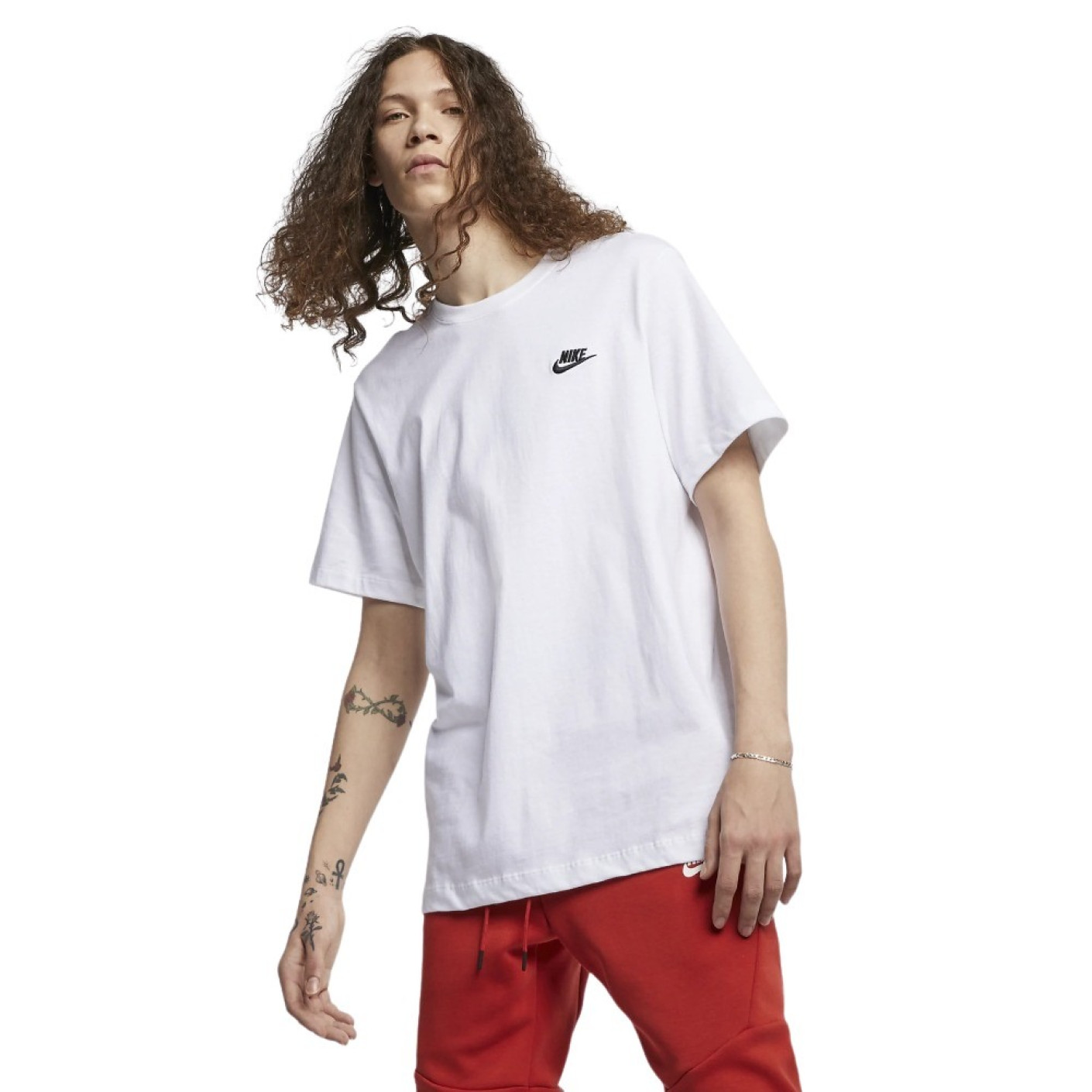 Nike Club Sportswear T-Shirt White Black