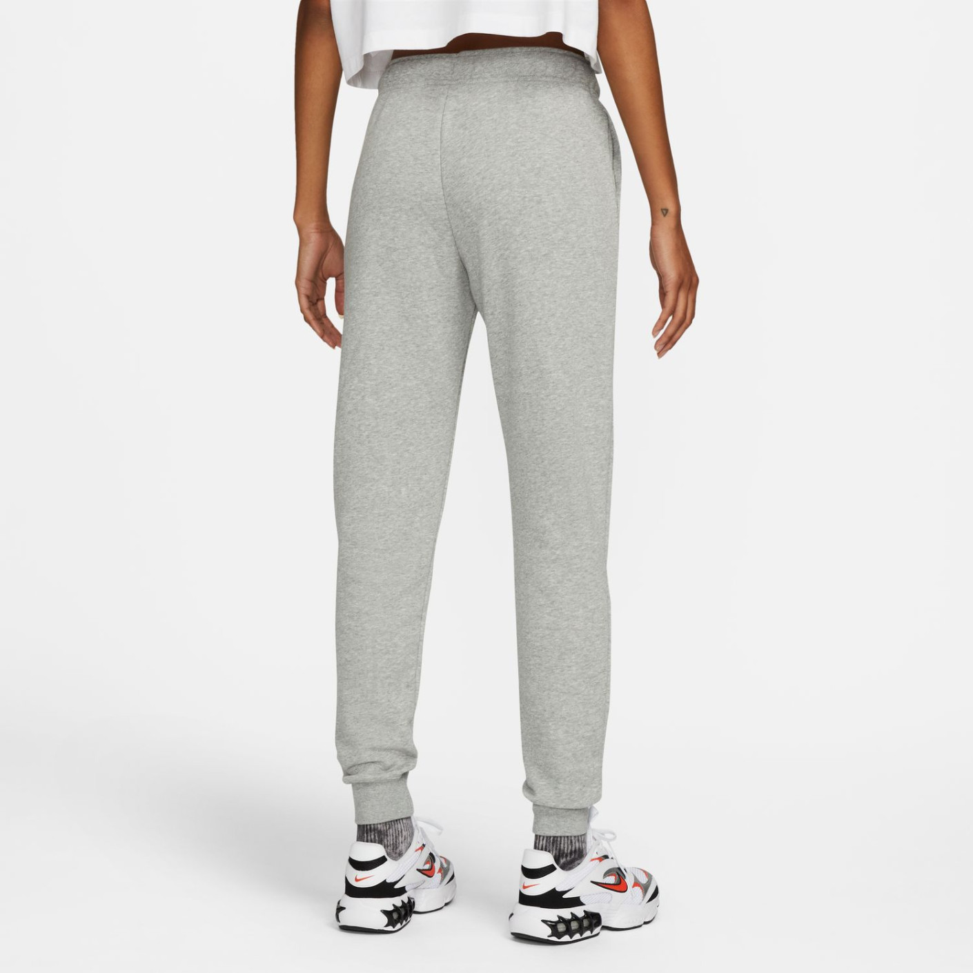 Nike Club Sportswear Fleece Sweatpants Mid Rise Women s Grey White KNVBshop