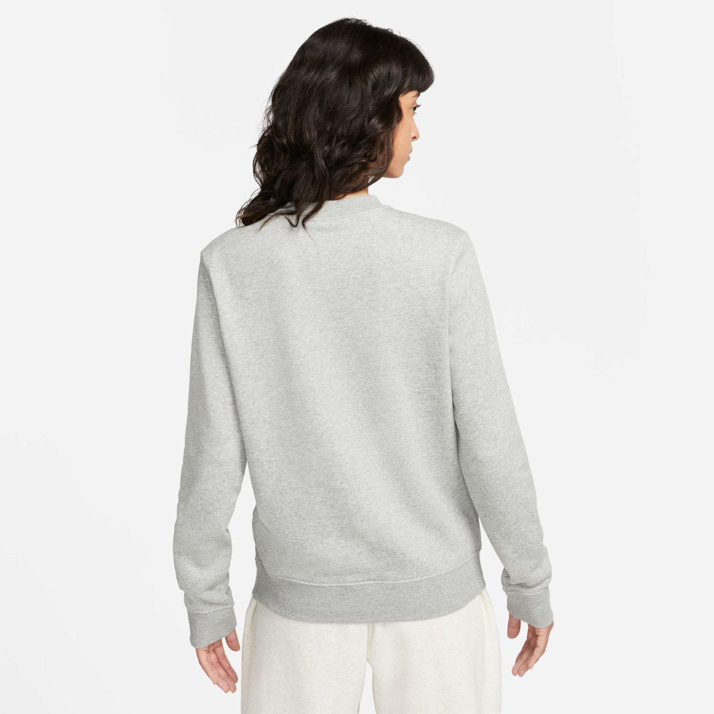 Nike Club Sportswear Fleece Sweater Women s Grey White KNVBshop