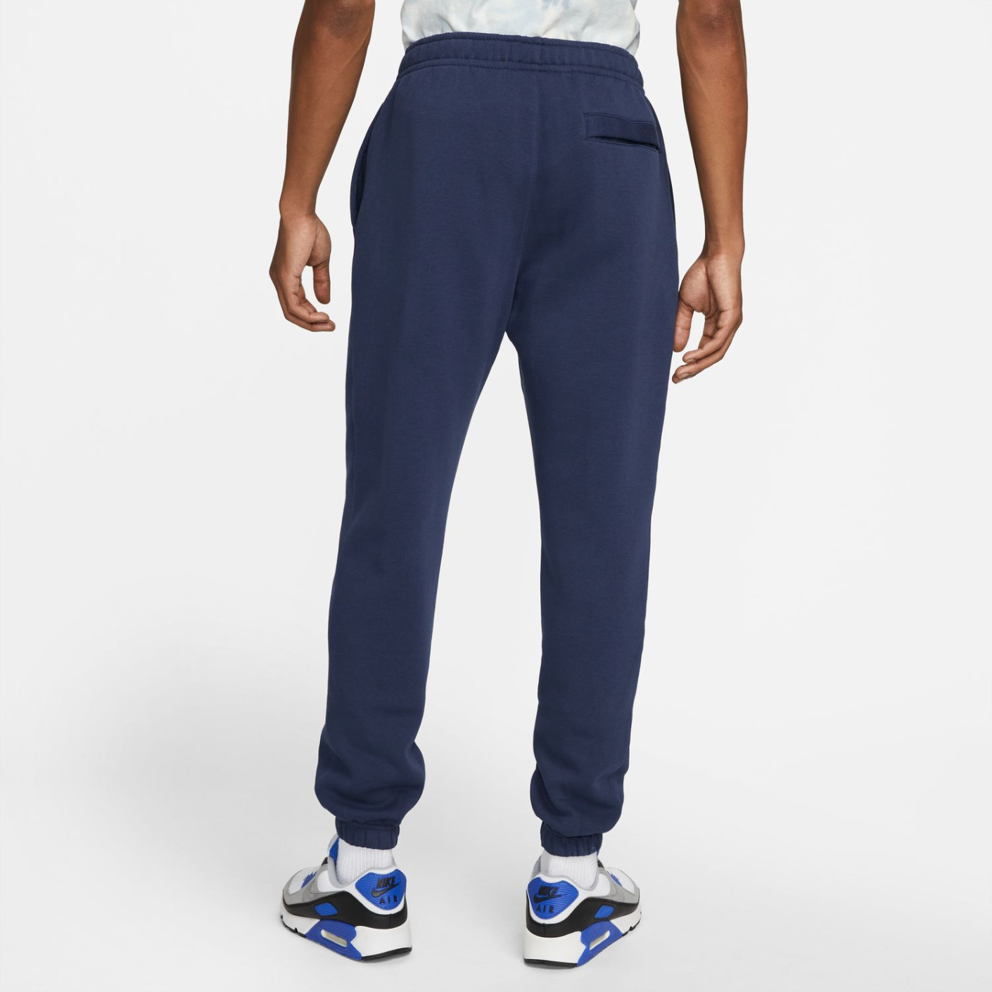 Blue and white nike joggers on sale