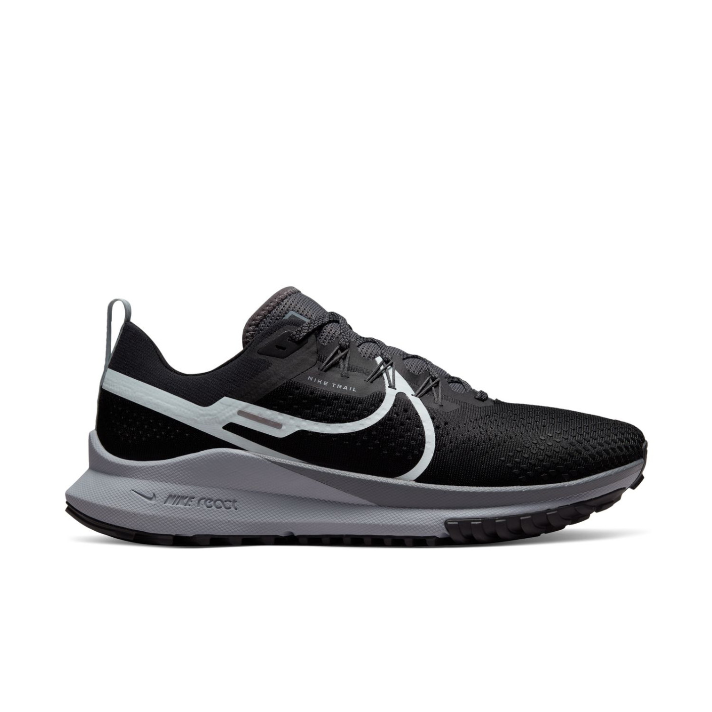 Nike Pegasus Trail 4 Running Shoes Black Dark Grey Grey
