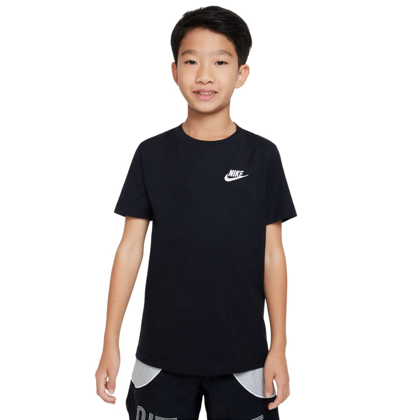 Nike T-Shirt SW Kids Zwart Wit