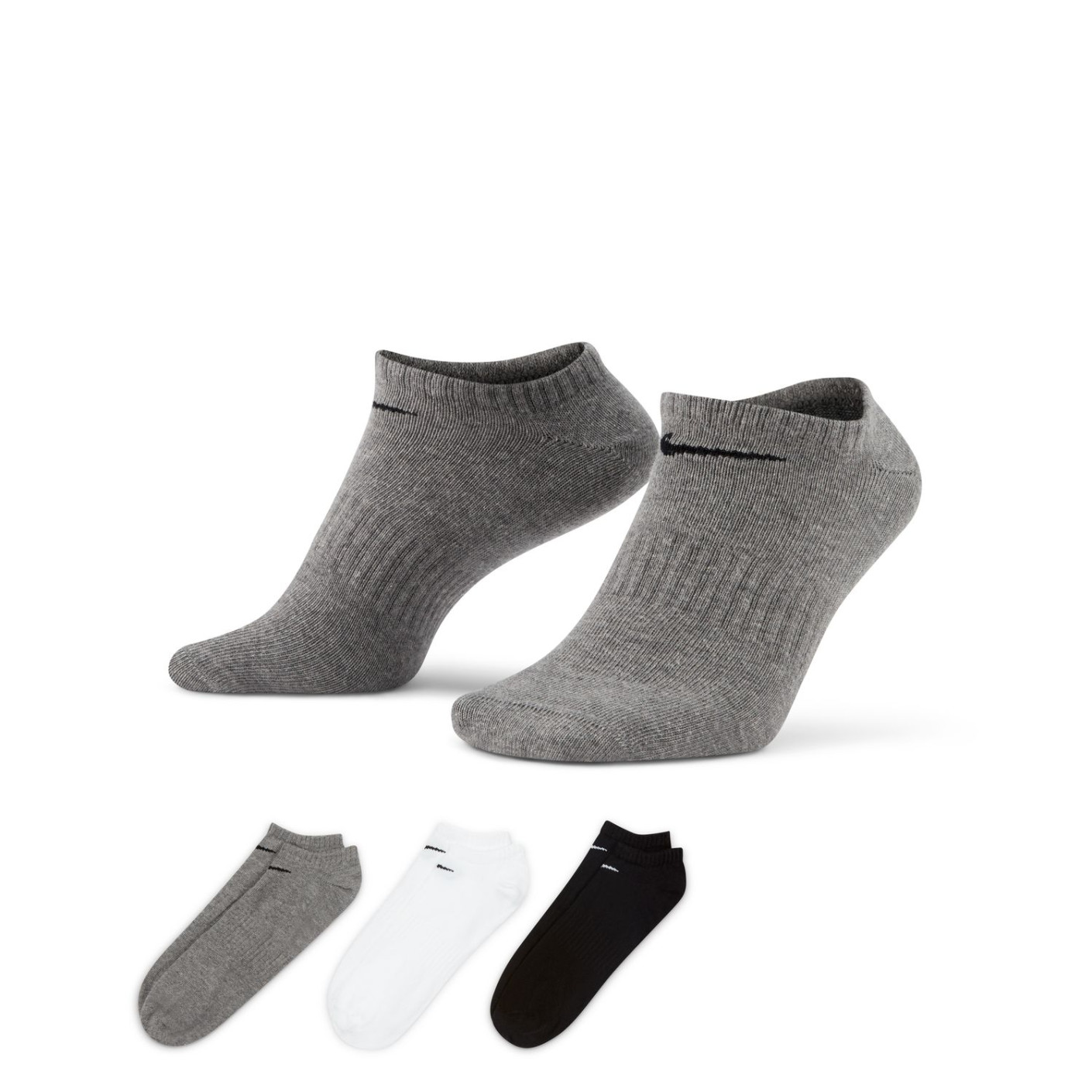 mens grey nike ankle socks