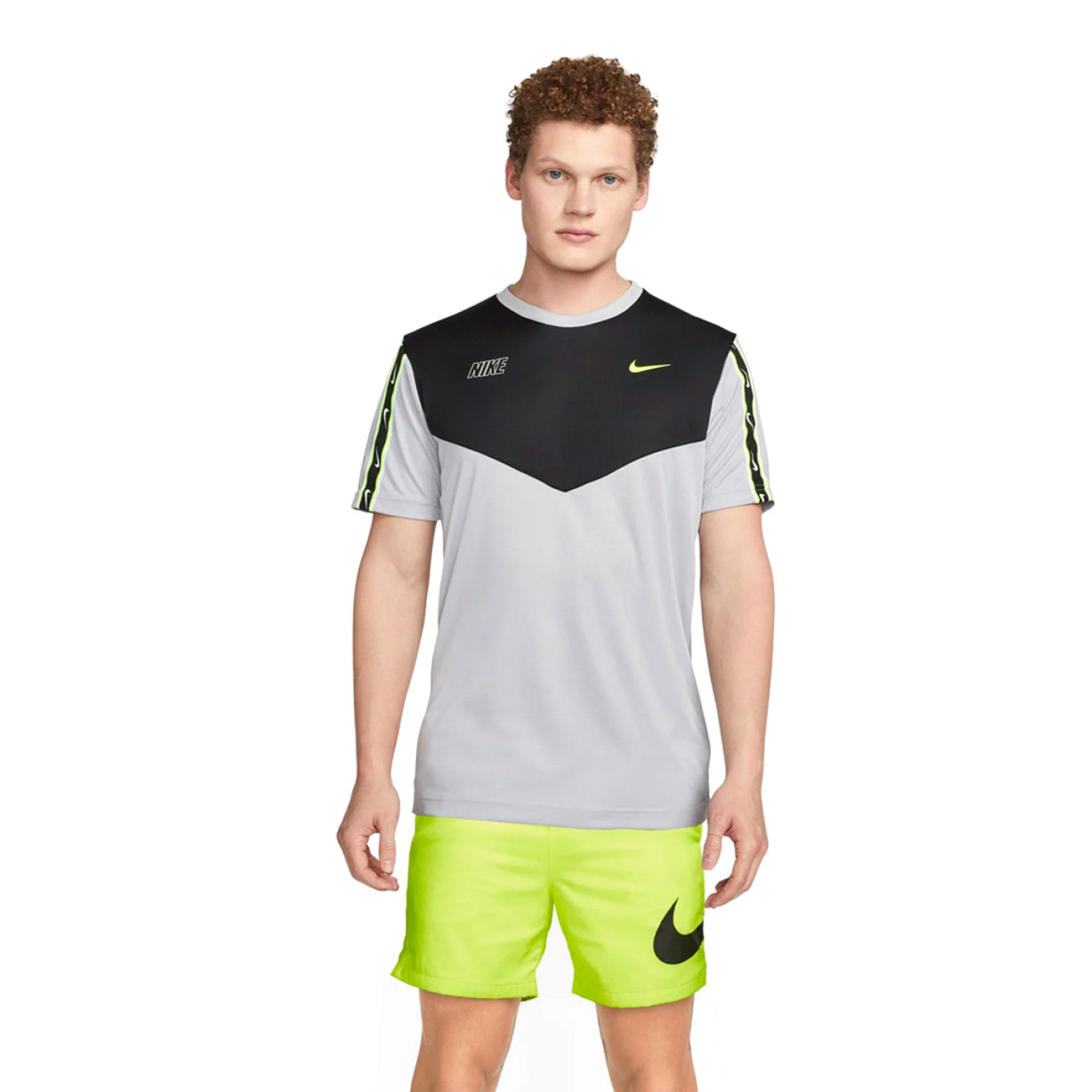 Nike Sportswear Repeat Summer Set Woven Grey Light Yellow Black