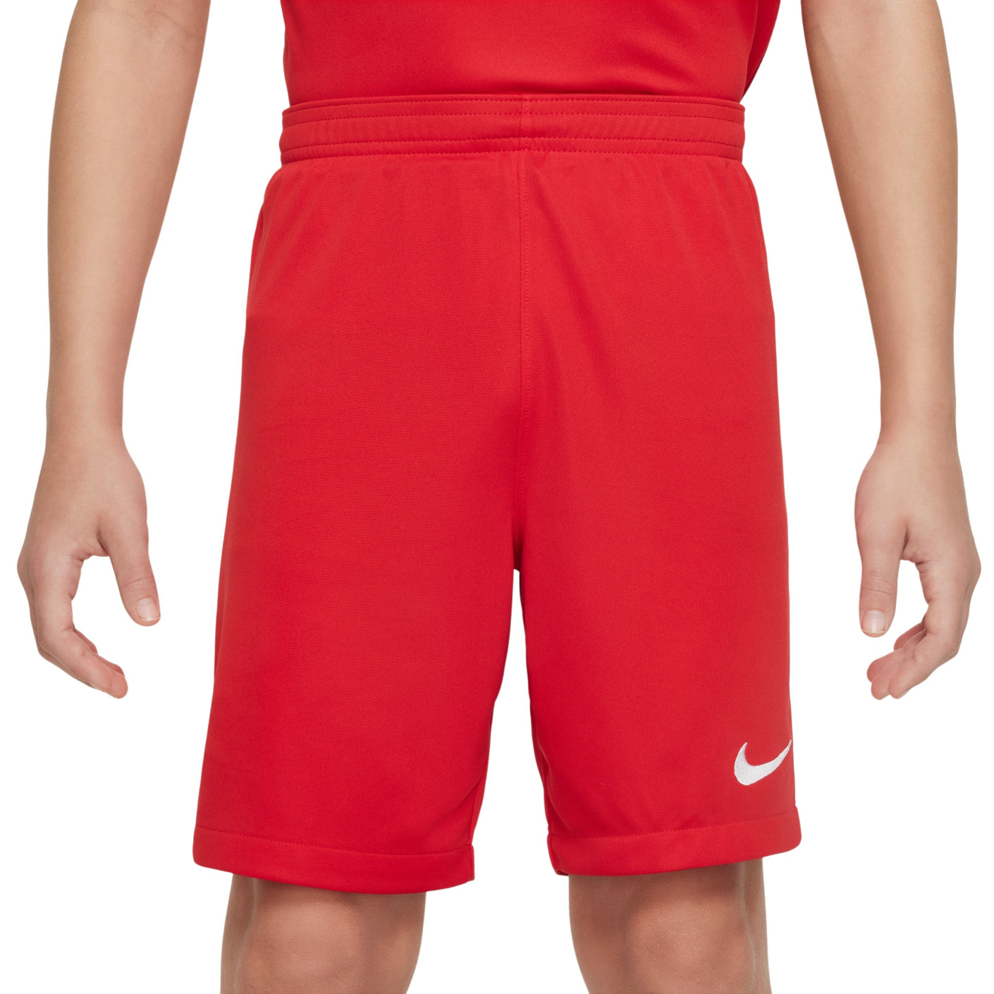 Nike League III Kids Football Shorts Red White