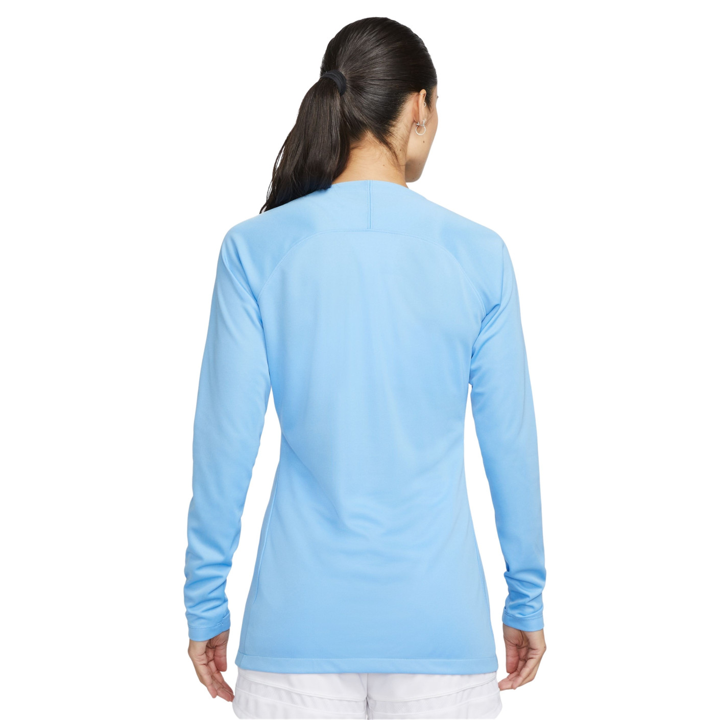 Nike Dri Fit Park Long Sleeve Base Layer Women s Light Blue White
