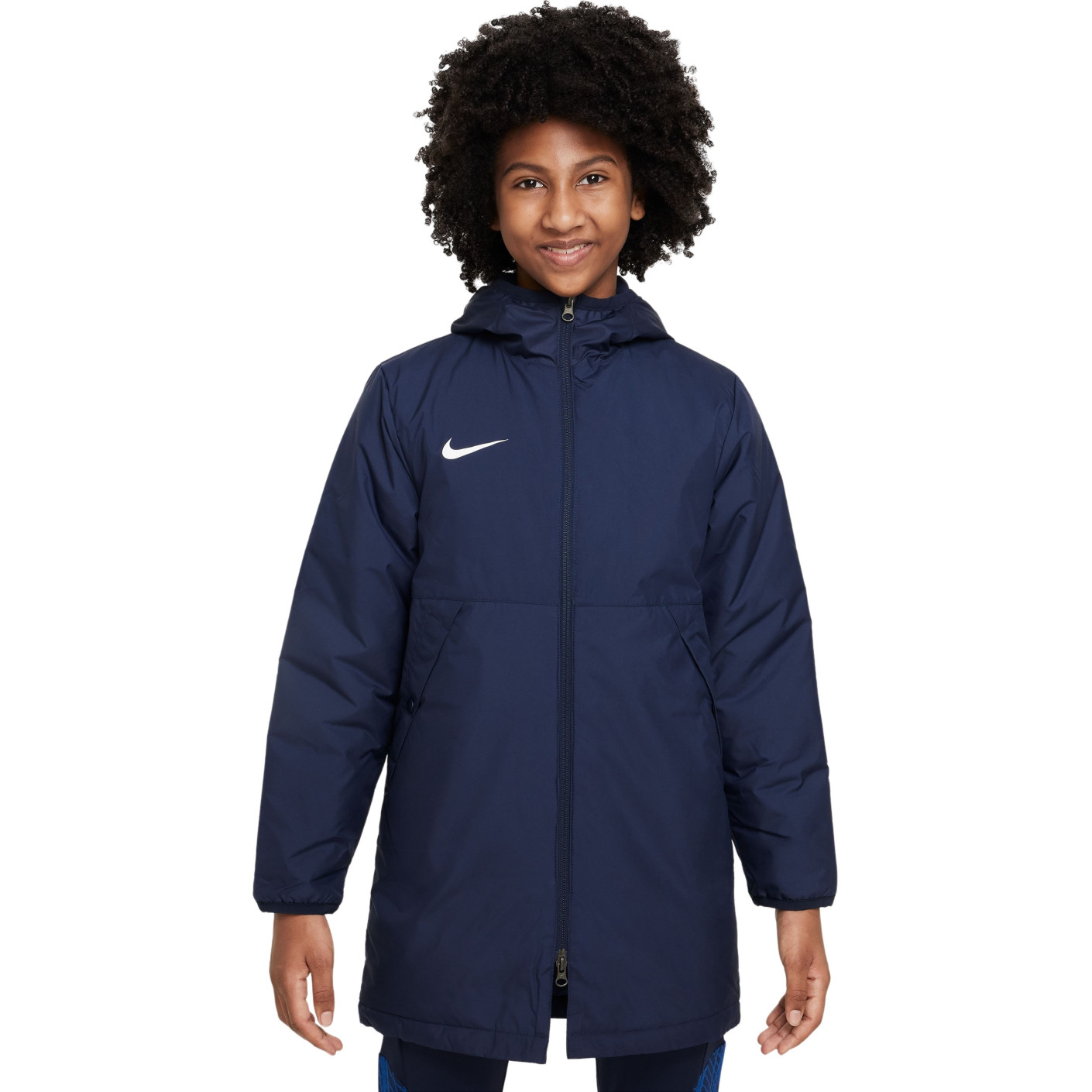 Nike winterjas blauw 2025