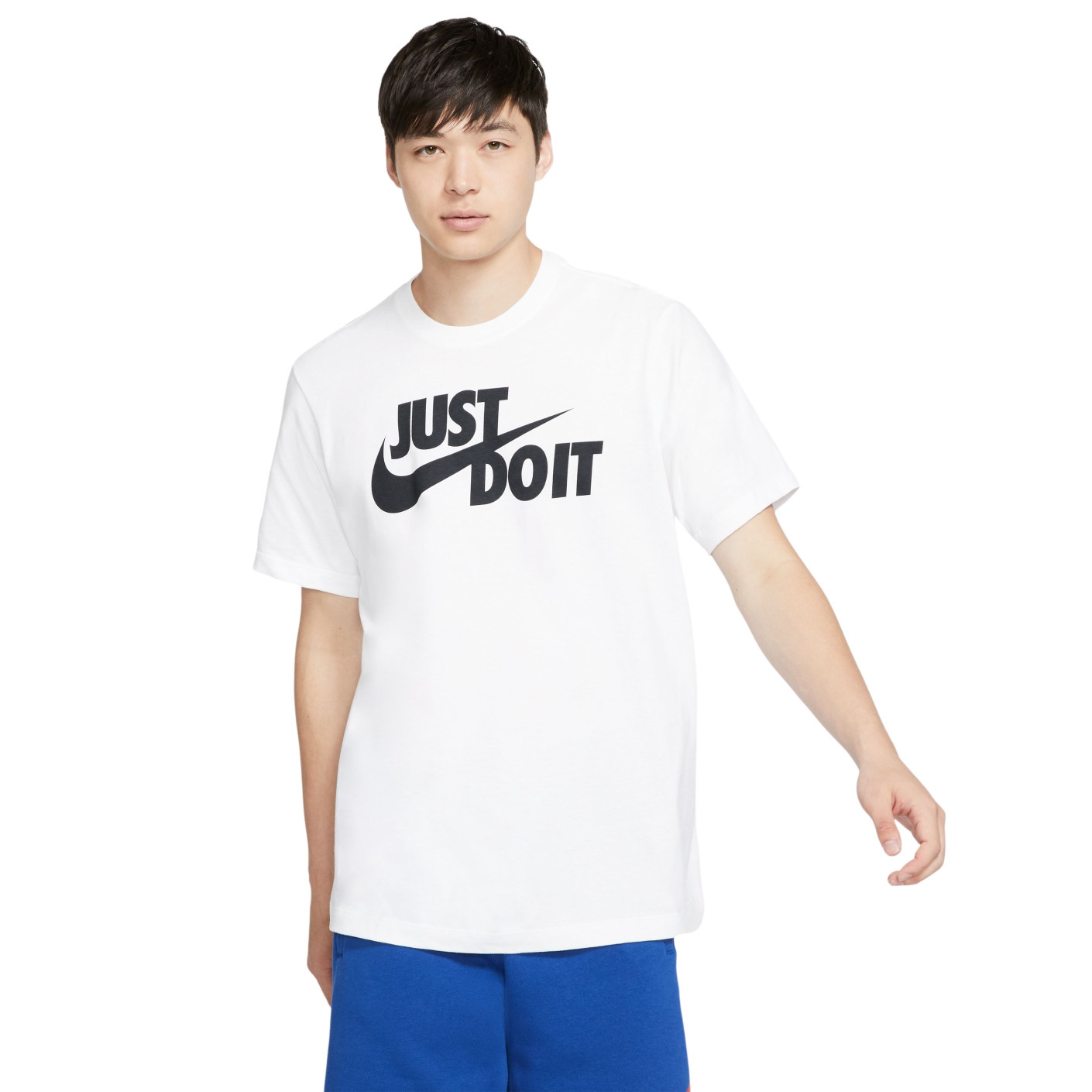 Nike Just Do It Swoosh T Shirt White Black KNVBshop