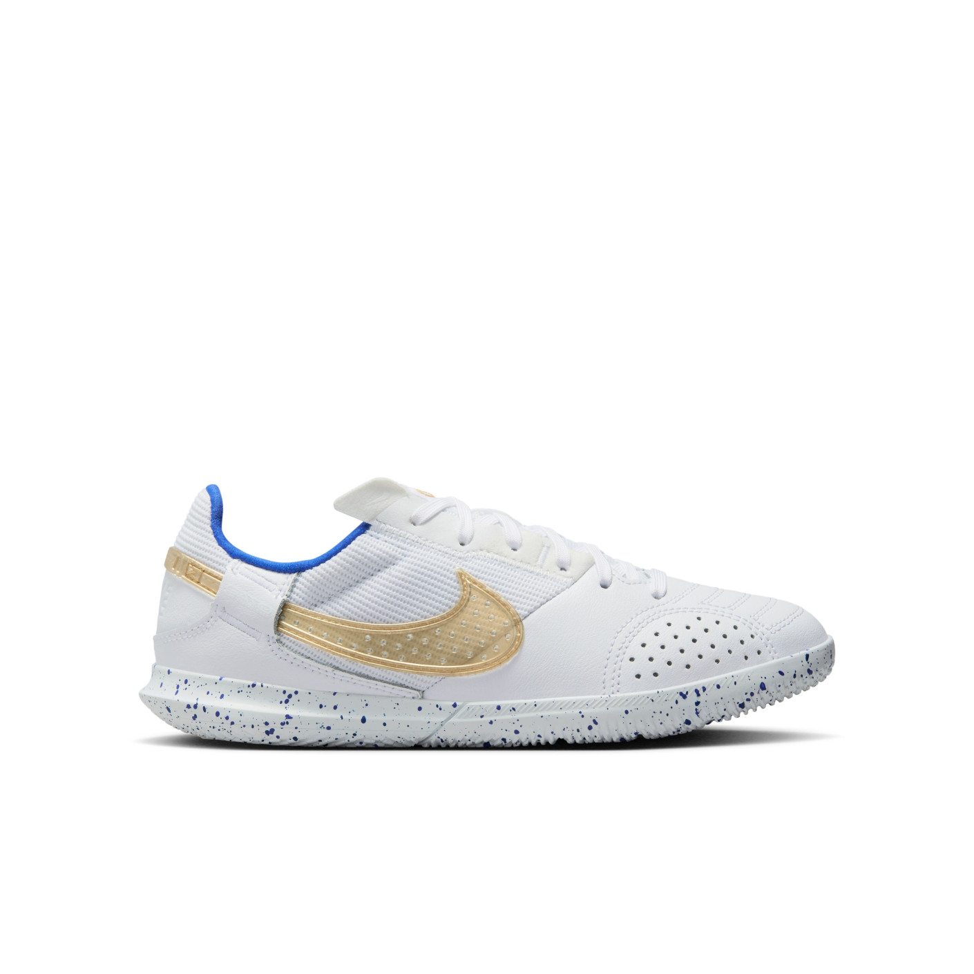 Nike Streetgato Kids Street Football Shoes White Gold Blue KNVBshop
