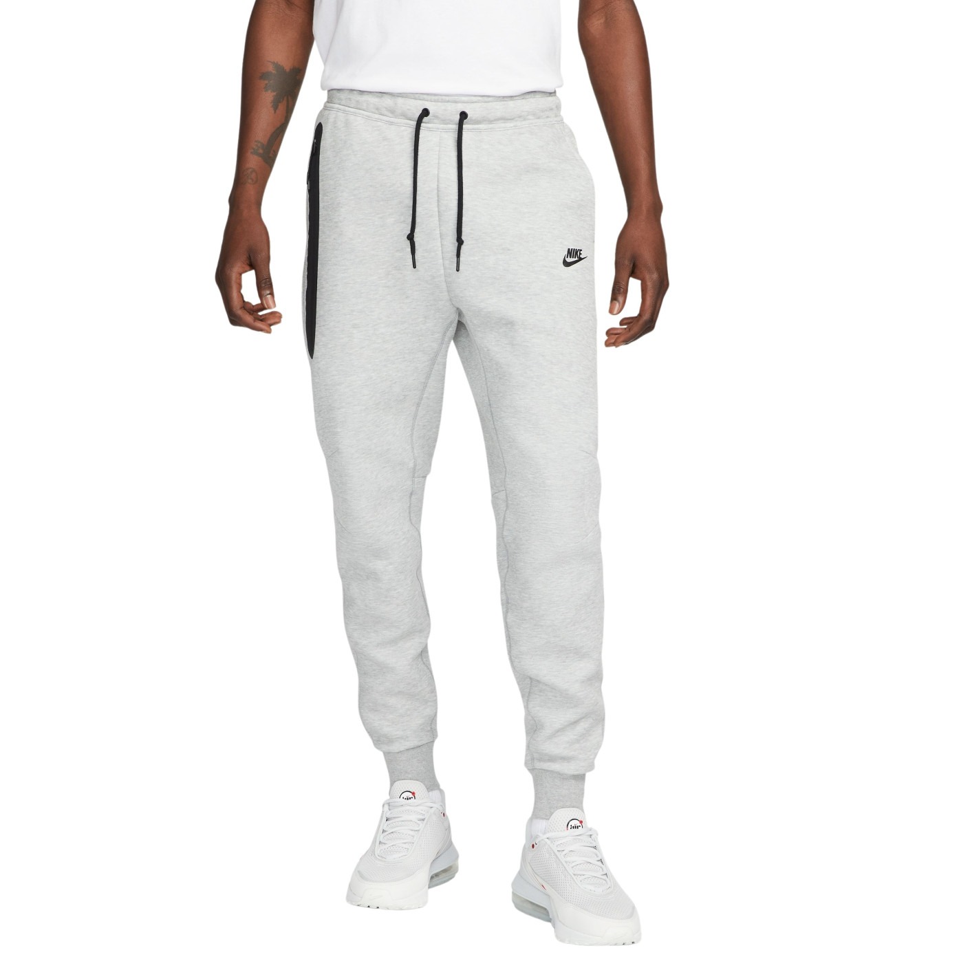 Nike Tech Fleece Joggingbroek Sportswear Lichtgrijs Zwart