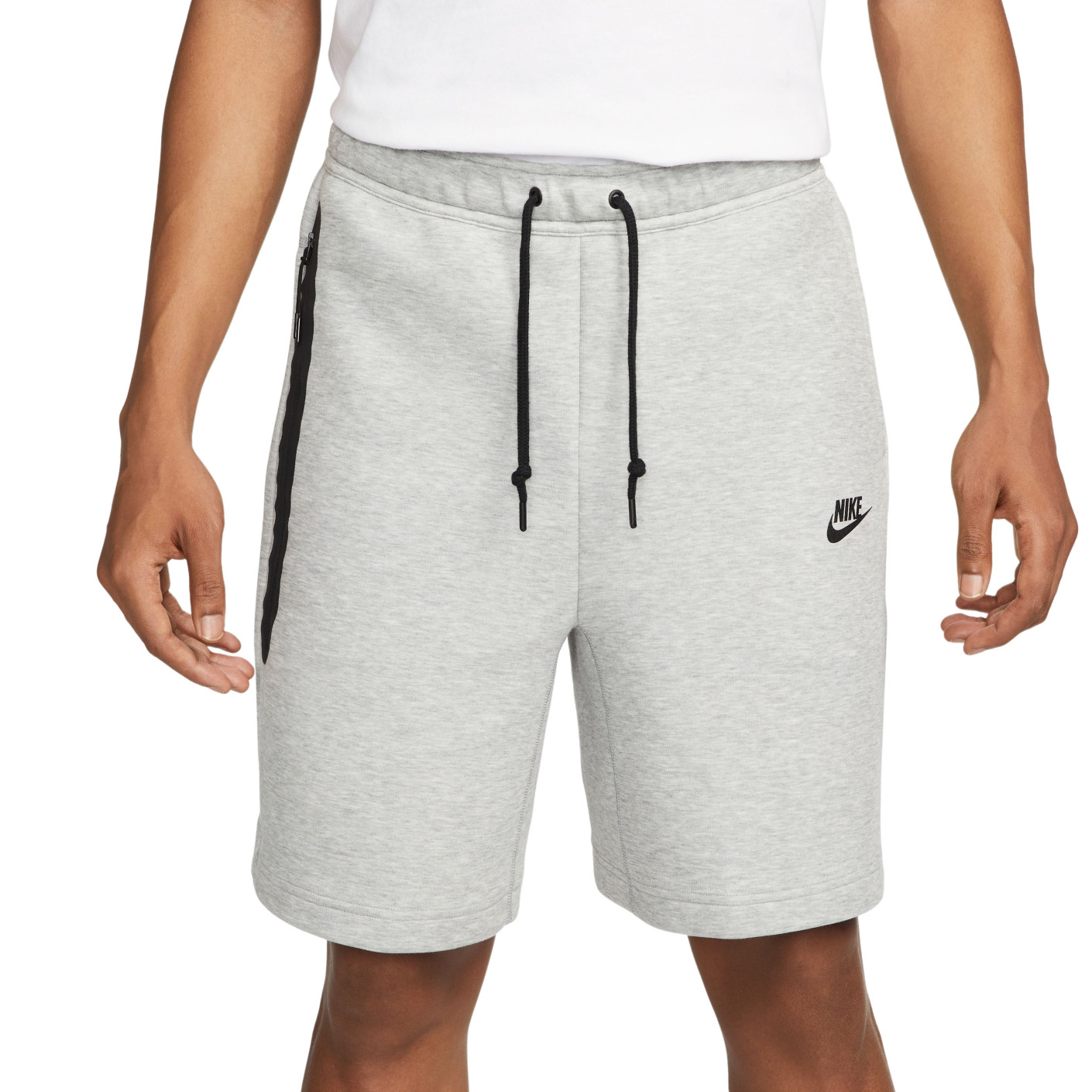 Nike Tech Fleece Broekje Sportswear Lichtgrijs Zwart