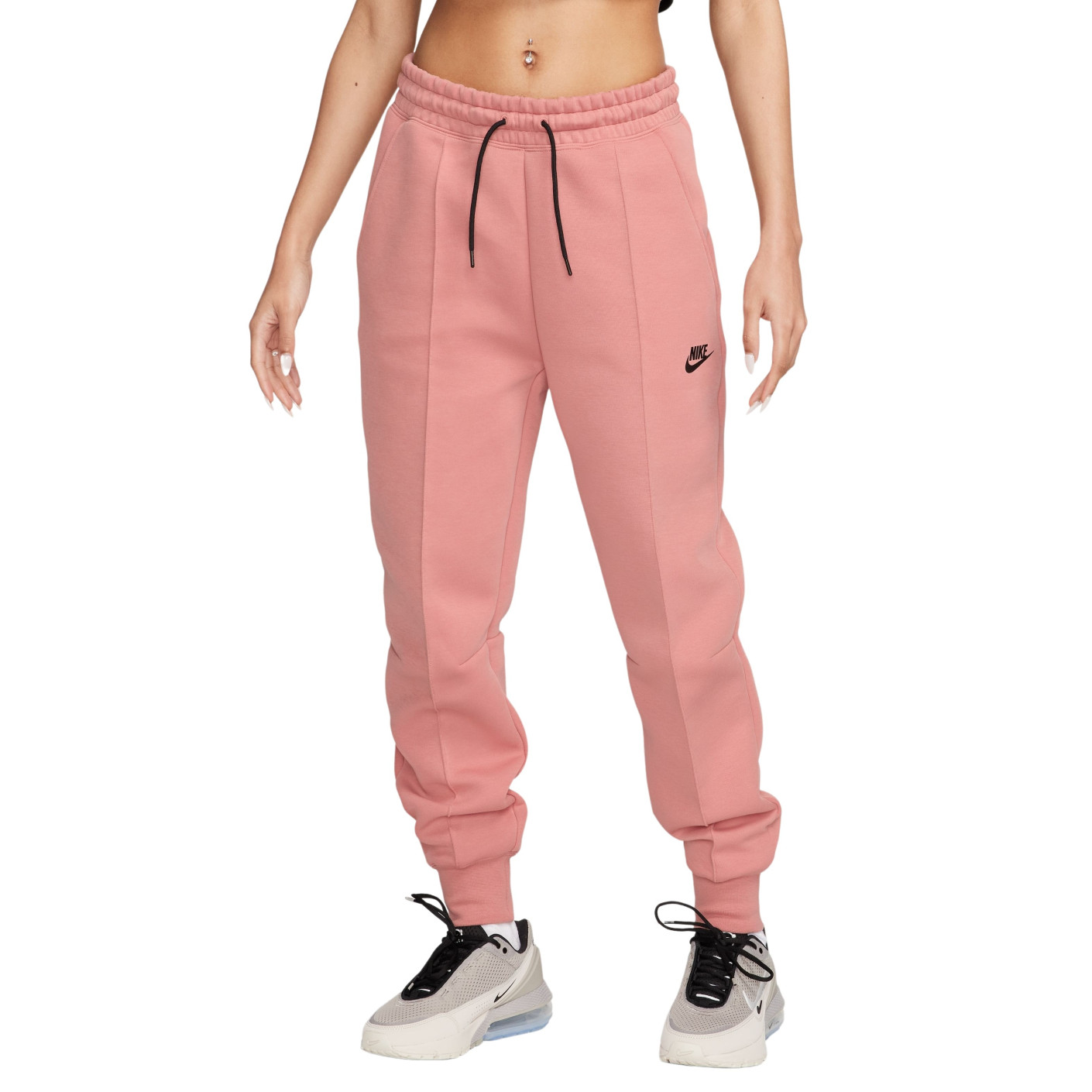 Nike Tech Fleece Sportswear Women's Sweatpants Pink Black