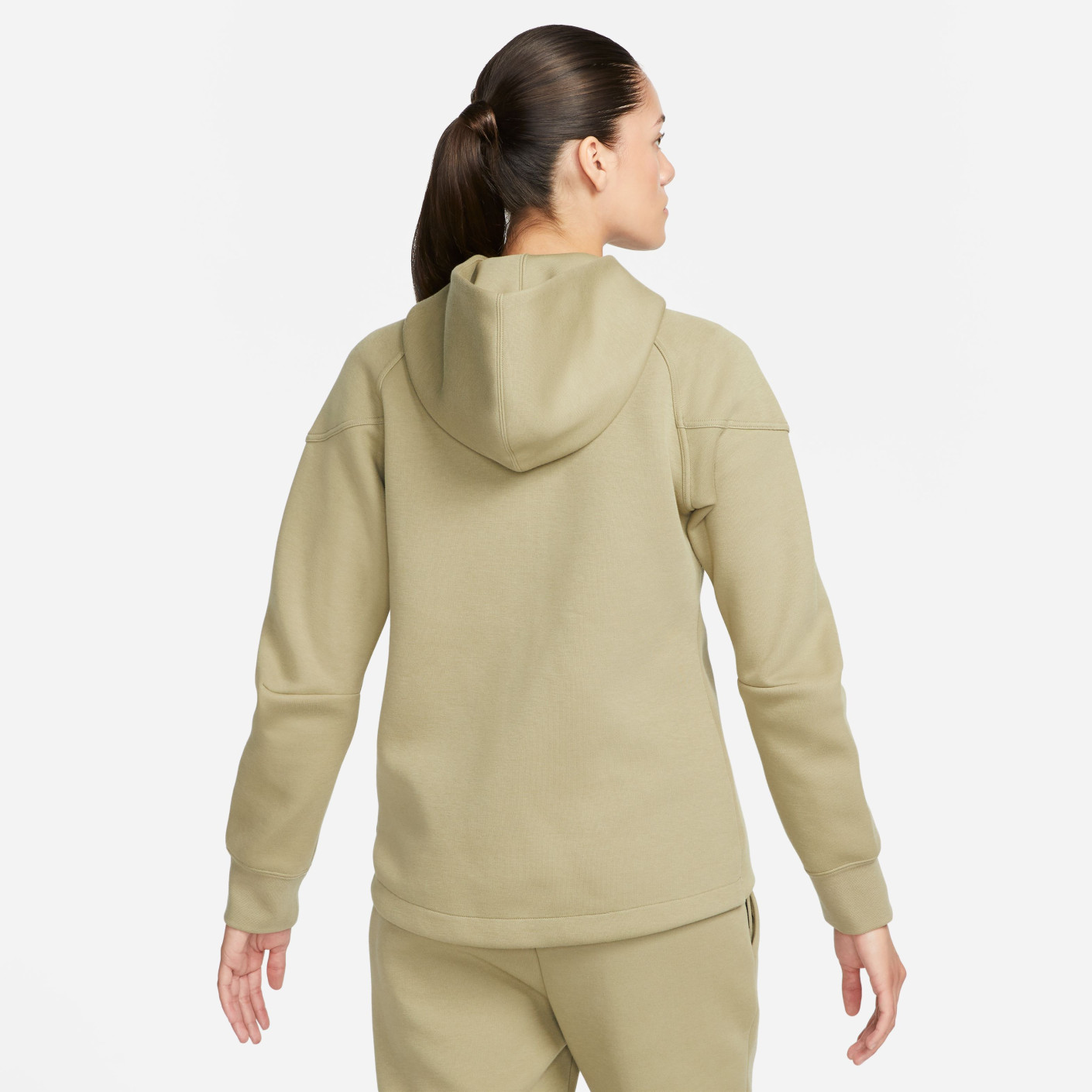Nike tech fleece dames beige 2025