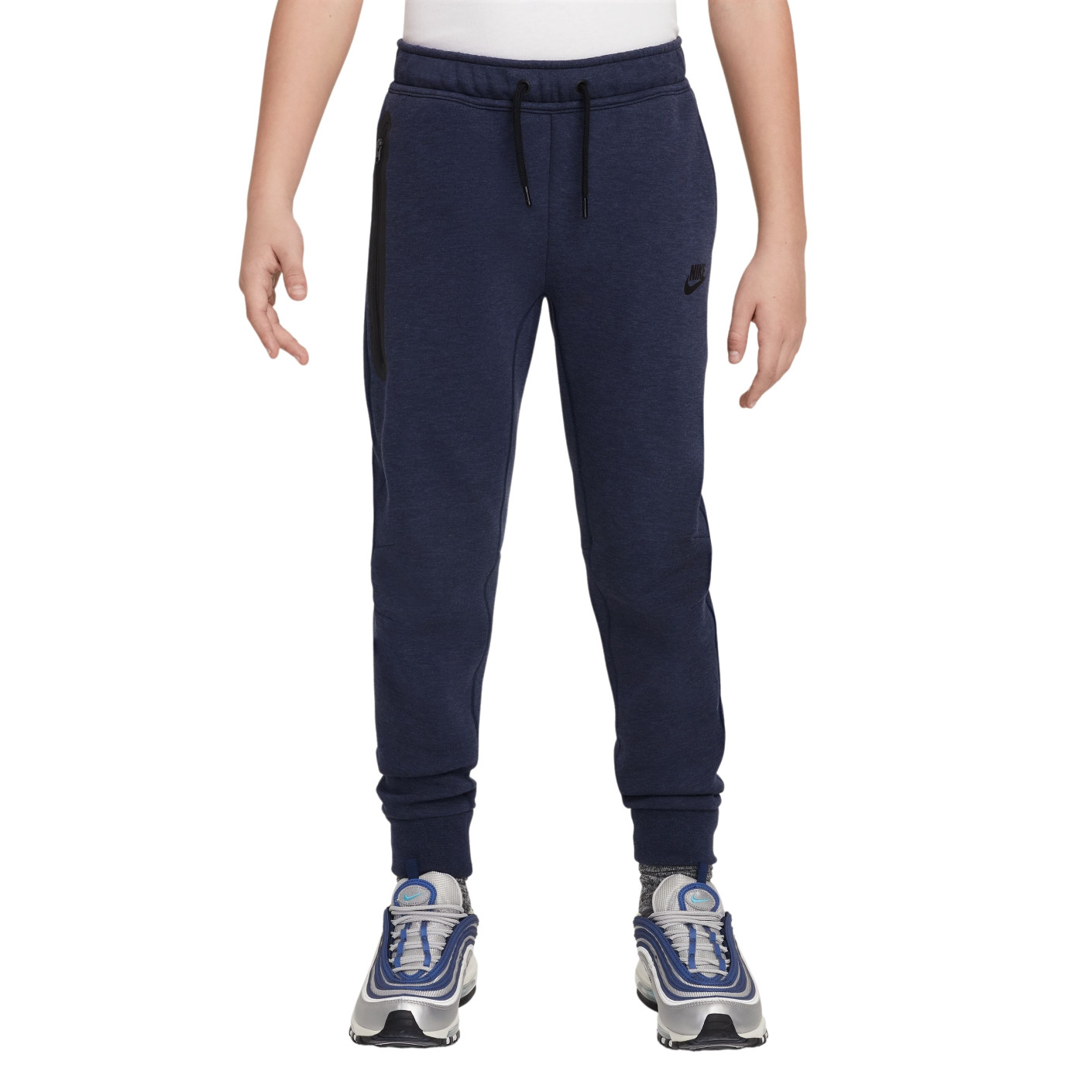 Nike Tech Fleece Sweatpants Kids Sportswear Dark Blue Black 