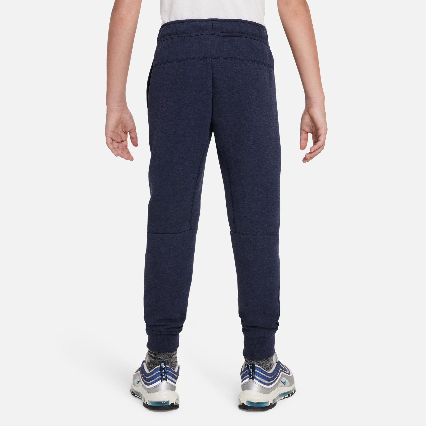 Nike tech fleece joggers navy blue deals
