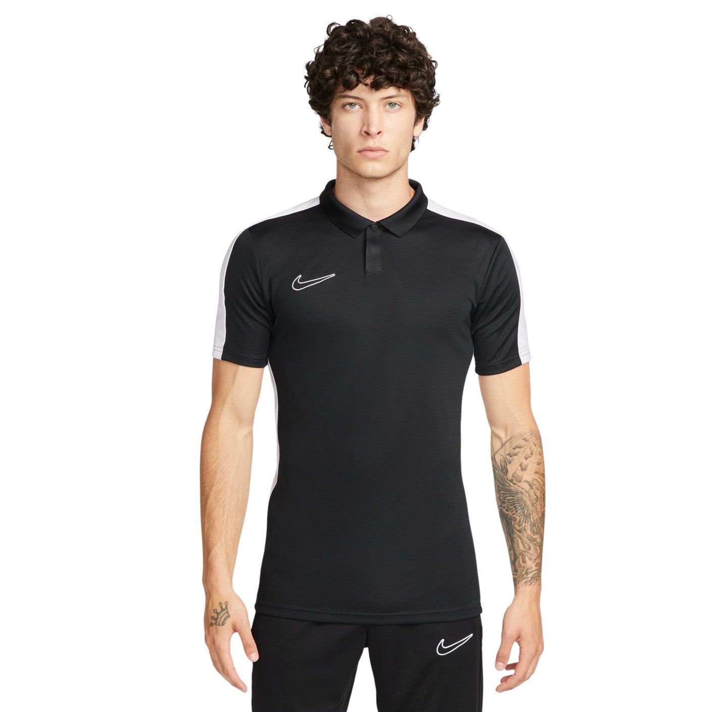 Nike Dri-Fit Academy 23 Polo Shirt Black White