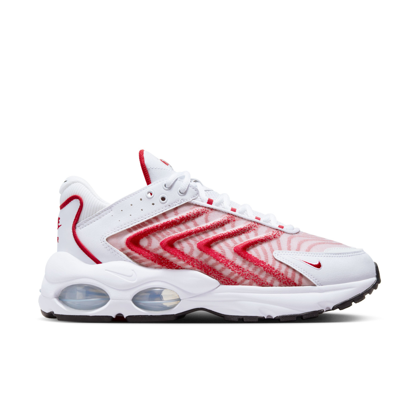 Nike air max wit met rood new arrivals