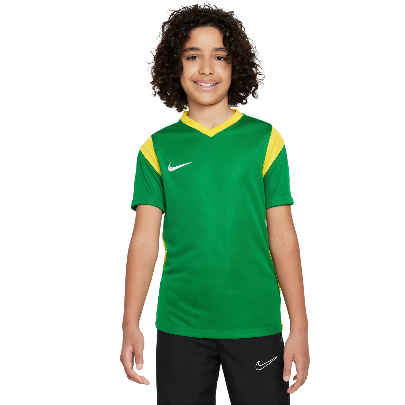 Nike Park Derby III Dri FIT Kids Football Shirt Green Yellow KNVBshop