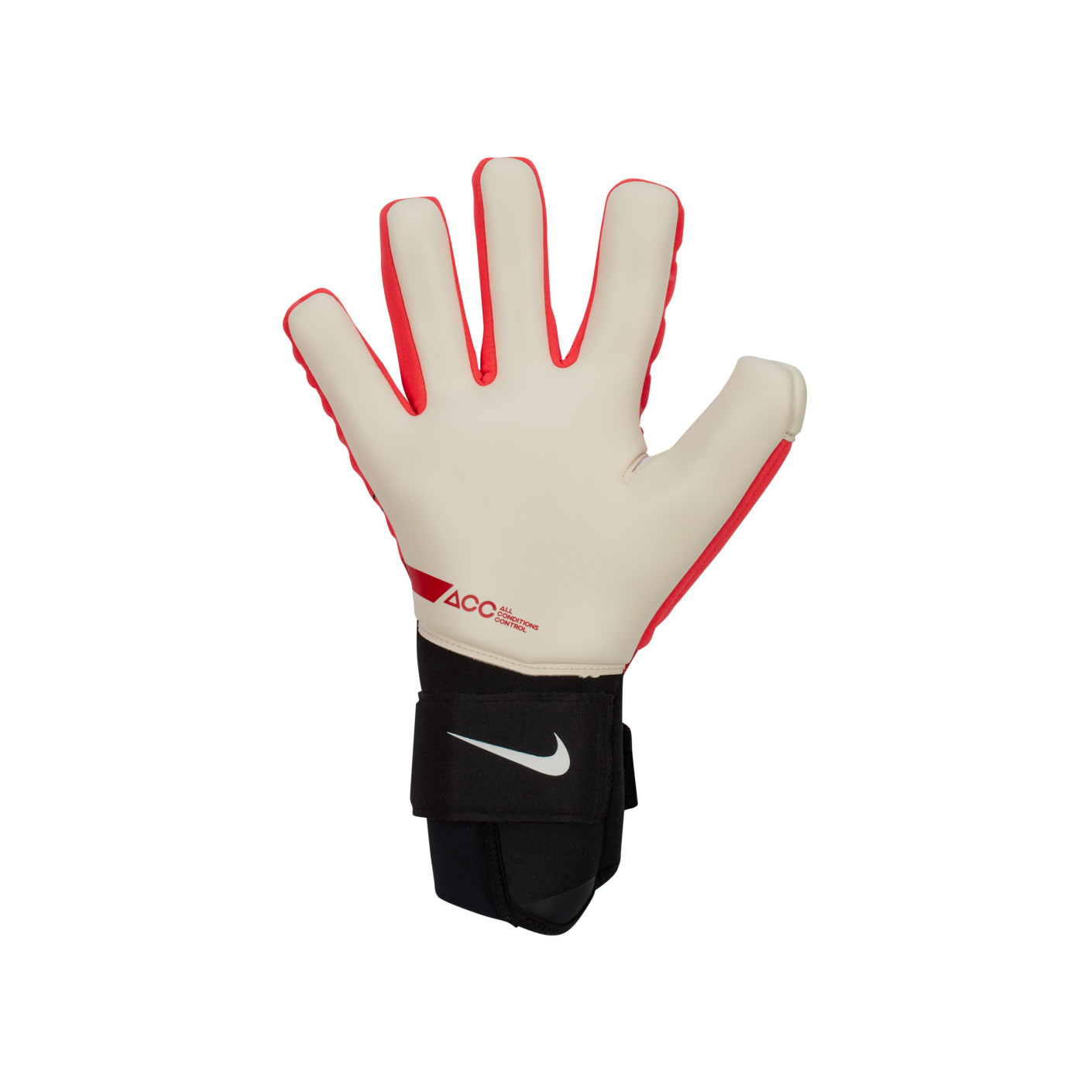 Nike goalkeeper gloves red discount