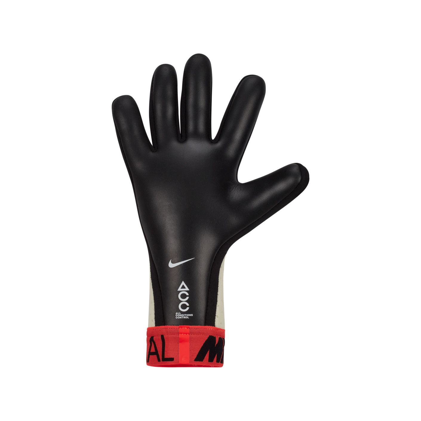 Nike Goalkeeper Gloves Mercurial Elite Touch White Black Bright Red KNVBshop