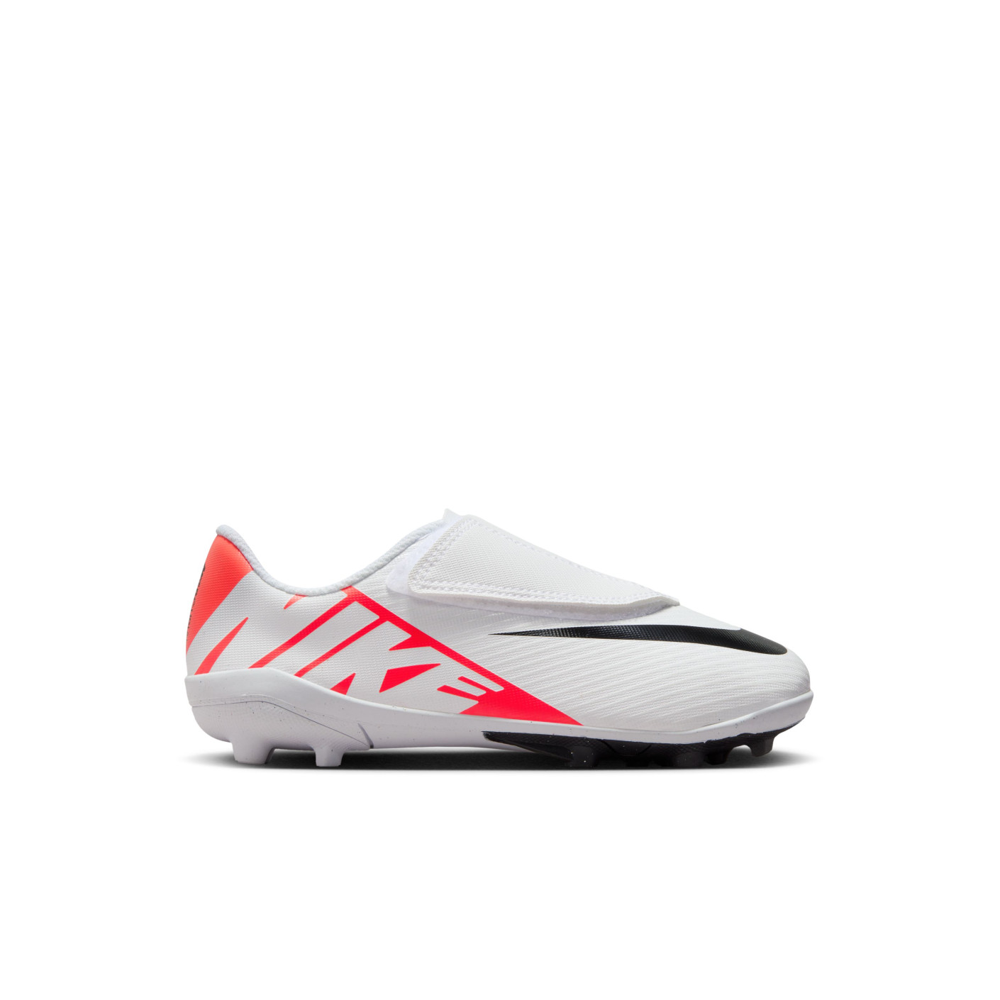 Nike Mercurial Vapor Club 15 Gras / Kunstgras Voetbalschoenen (MG) Kleuters Wit Felrood Zwart
