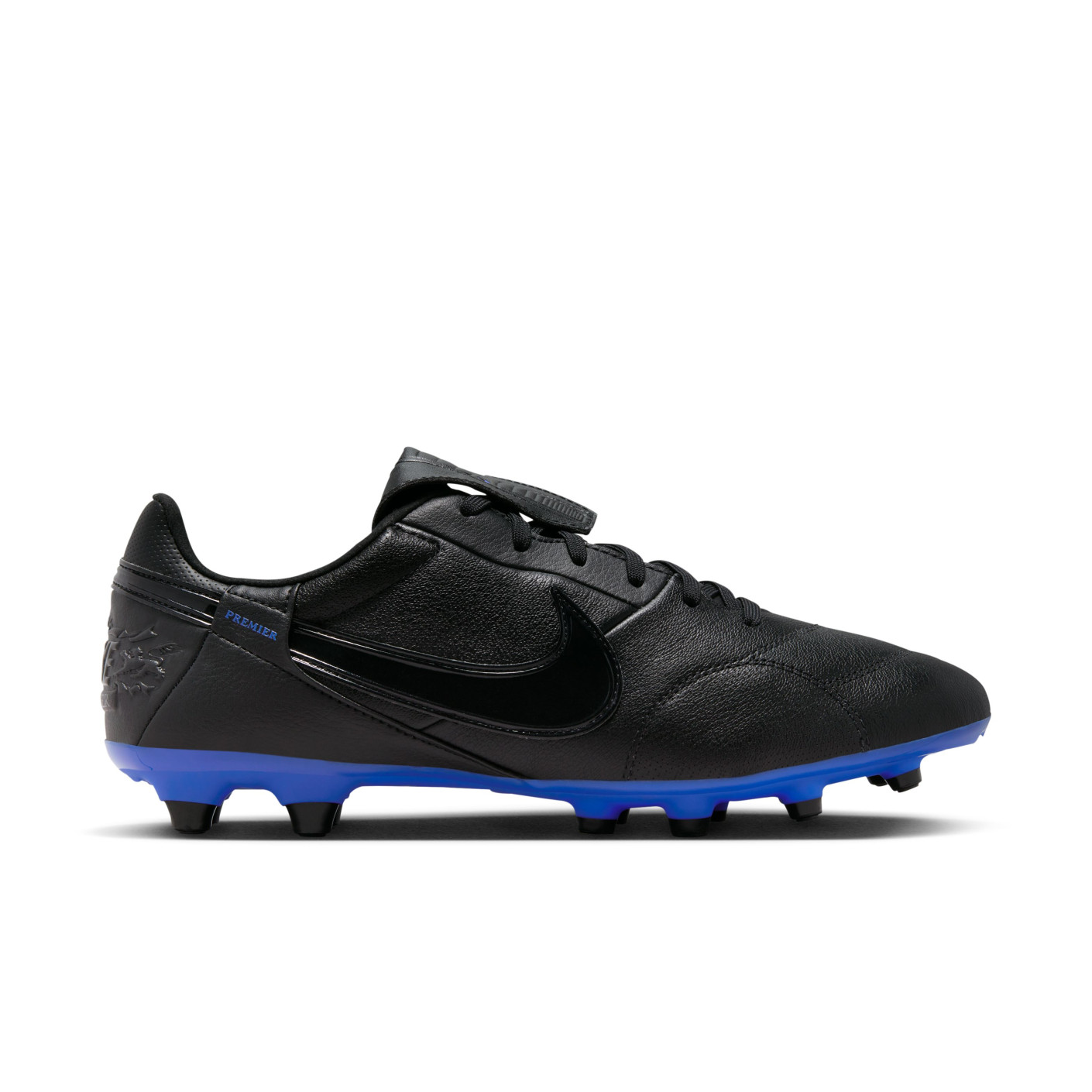 Nike Premier III Gras Voetbalschoenen (FG) Zwart Blauw