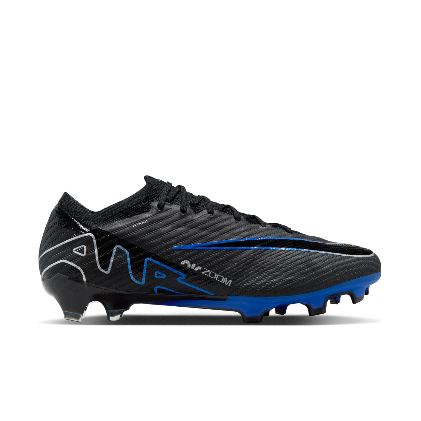 Nike Zoom Mercurial Vapor 15 Elite Gras Voetbalschoenen (FG) Zwart Blauw