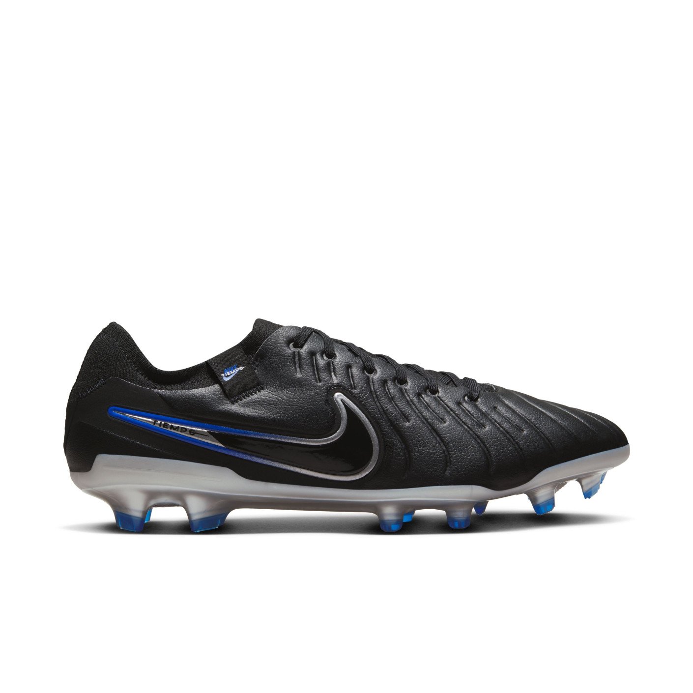 Nike Tiempo Legend 10 Pro Gras Voetbalschoenen (FG) Zwart Blauw