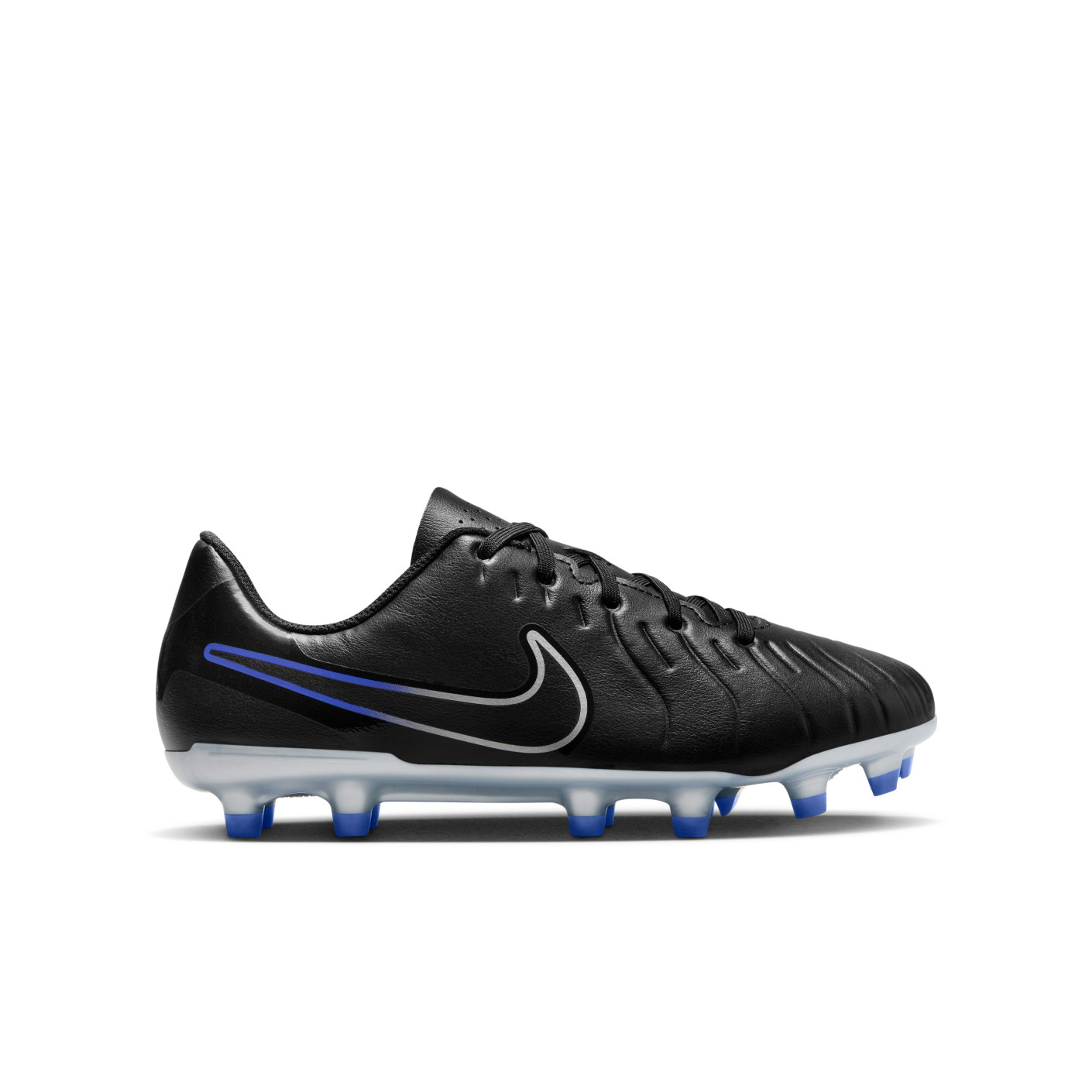 Nike Tiempo Legend 10 Club Gras Kunstgras Voetbalschoenen MG Kids Zwart Blauw