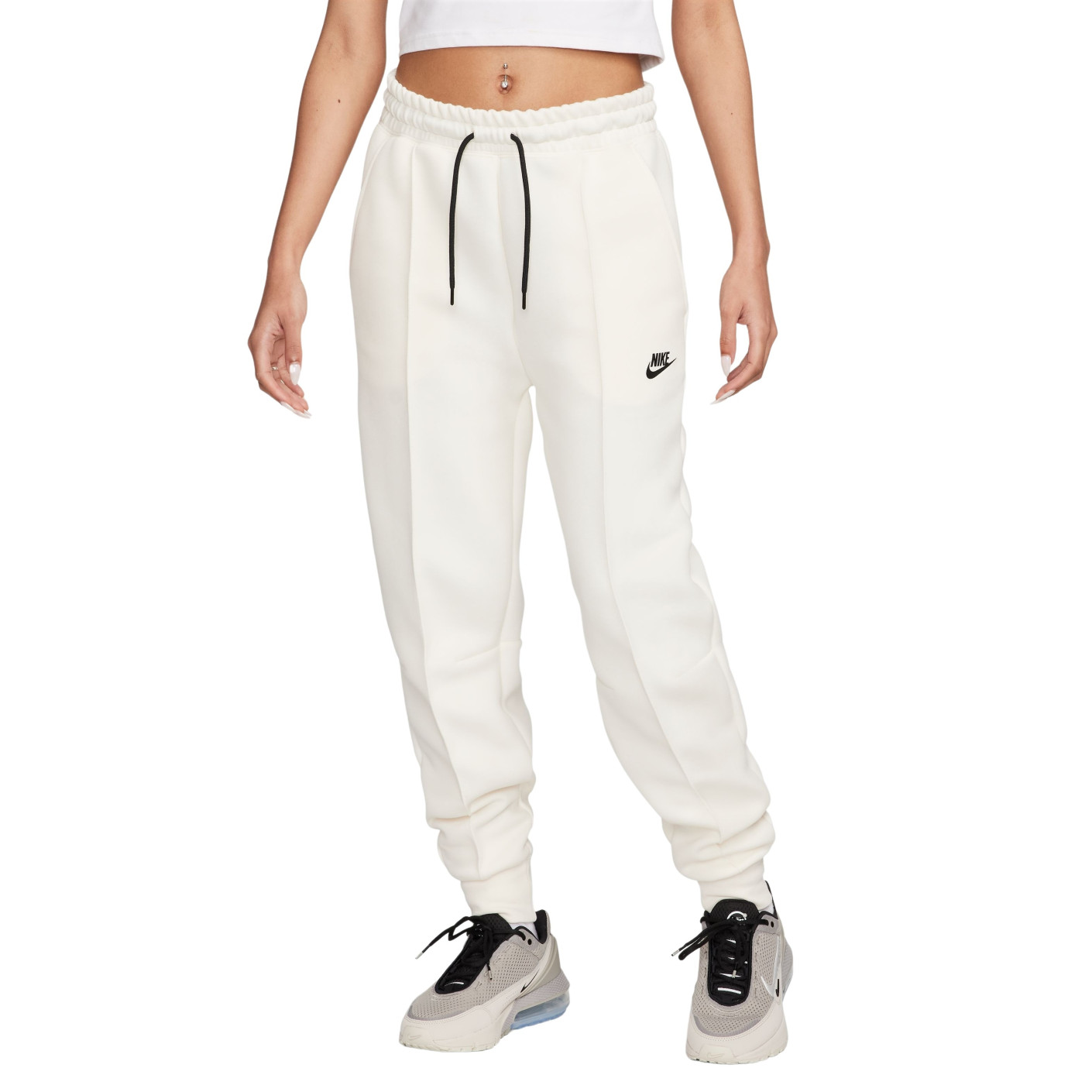 Nike Tech Fleece Sweatpants Women's Sportswear White Black 