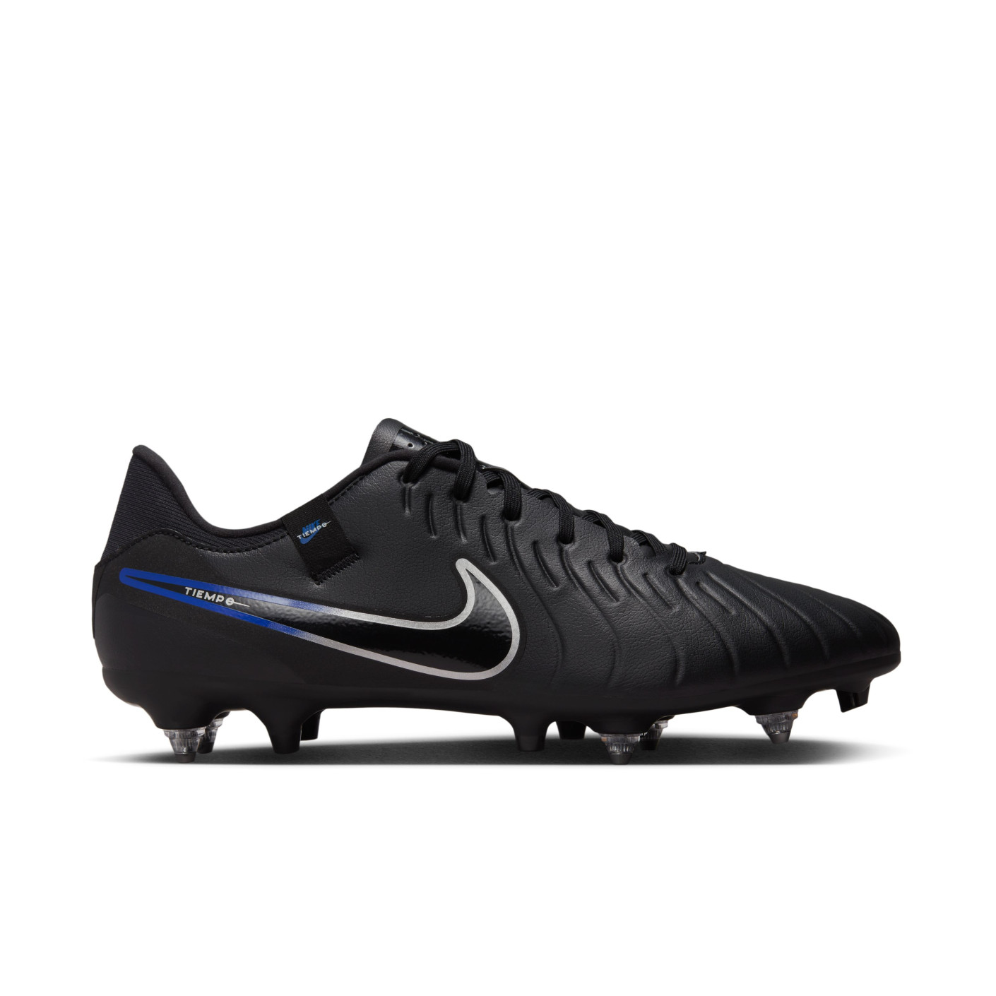 Nike Tiempo Legend 10 Academy IJzeren-Nop Voetbalschoenen (SG) Anti-Clog Zwart Blauw