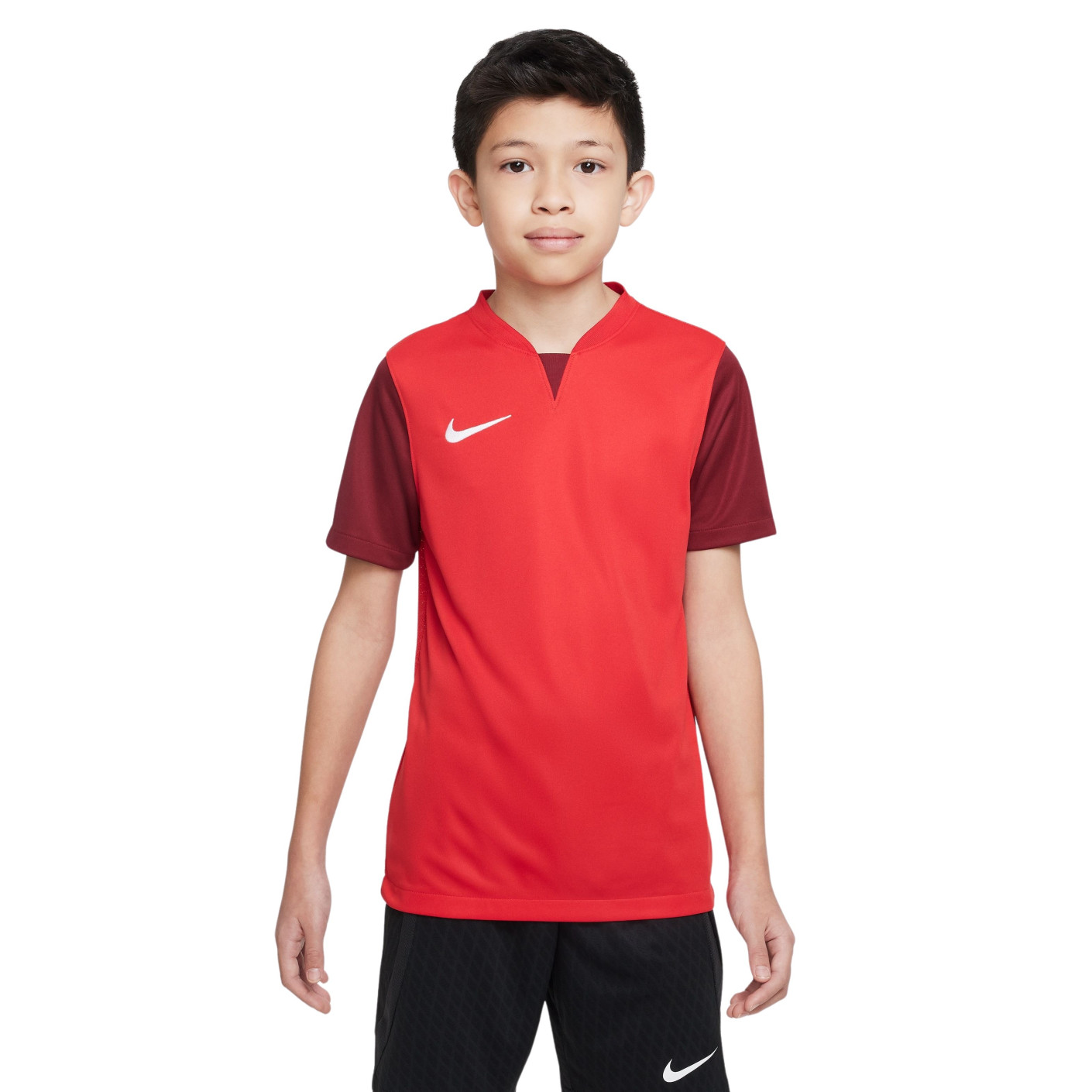 Nike Trophy V Dri-Fit Kids Training Shirt Red White