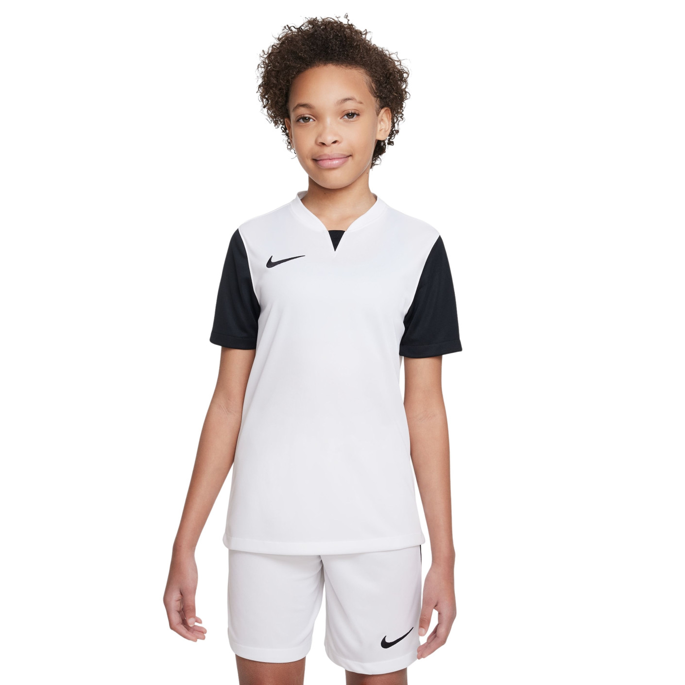 Nike Trophy V Dri-Fit Trainingsshirt Kids Wit Zwart
