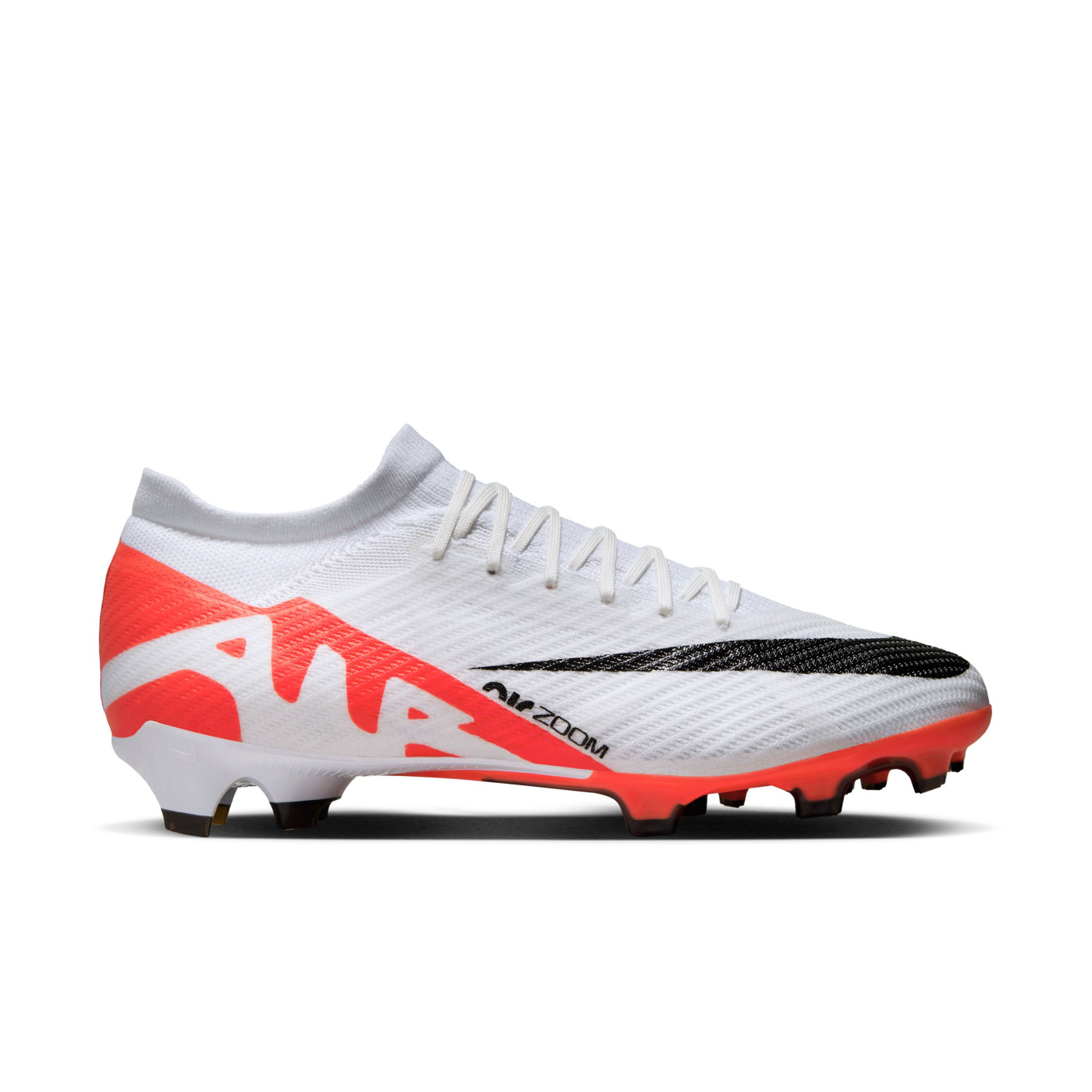 Nike Zoom Mercurial Vapor Pro 15 Gras Football Shoes (FG) White Bright Red Black