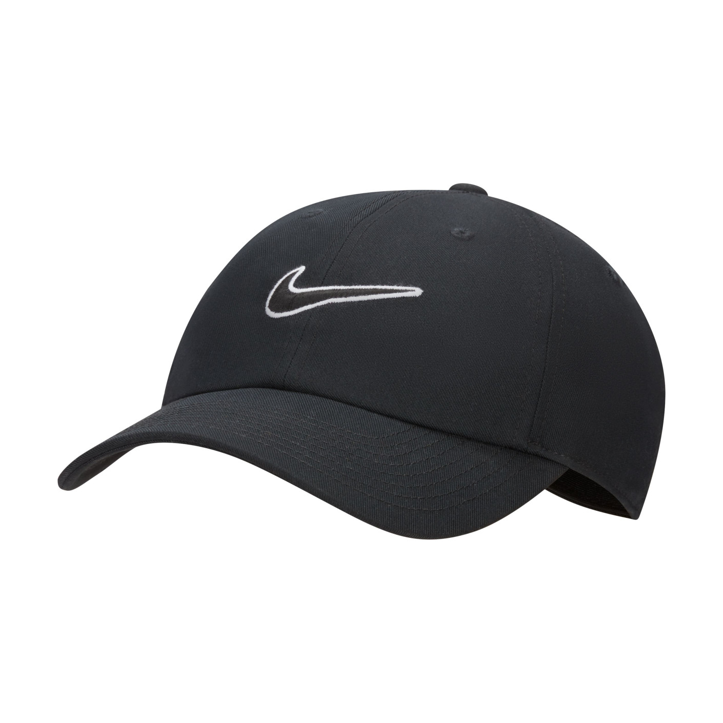 Nike Club Swoosh Cap Black White
