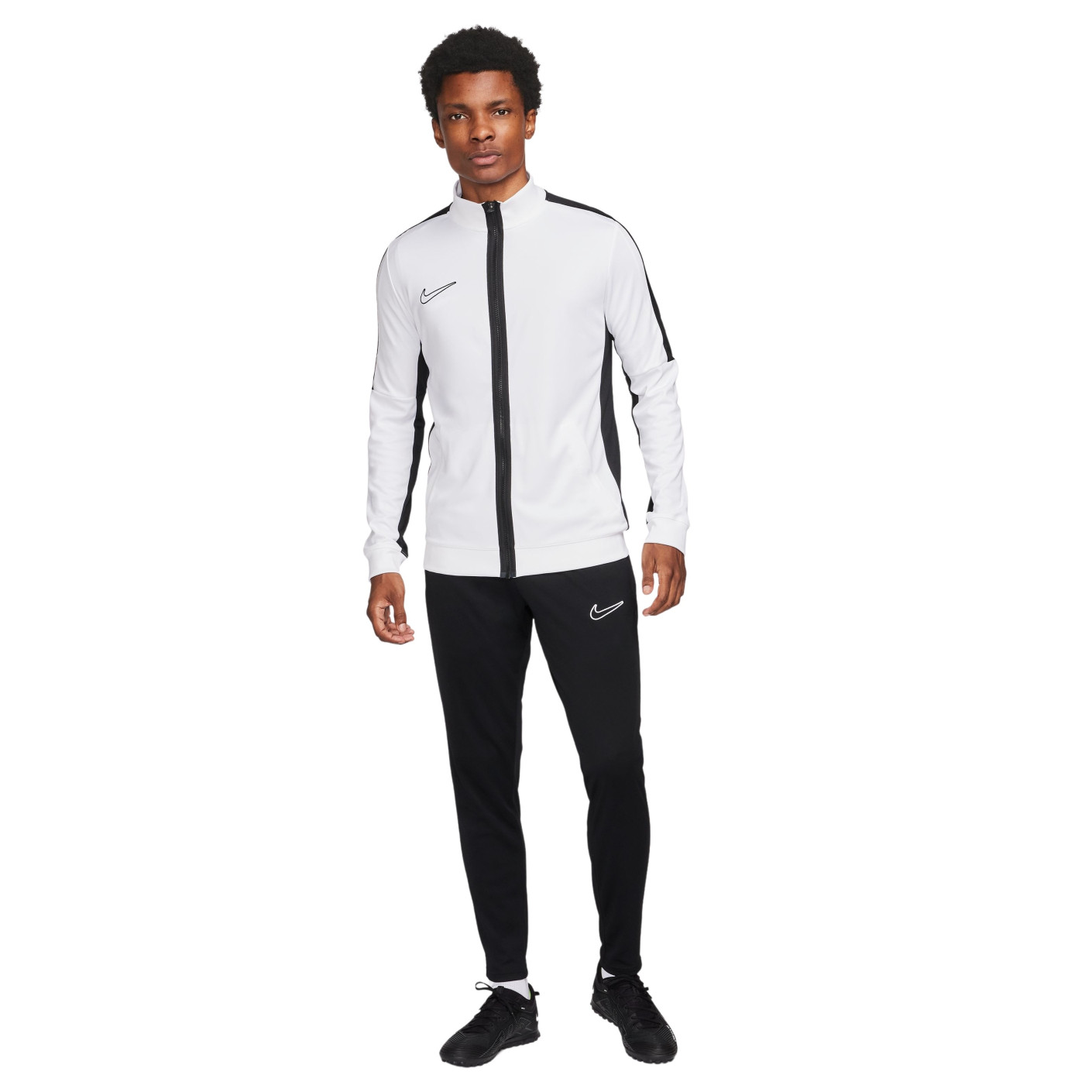 Nike Dri-Fit Academy 23 Full-Zip Trainingspak Wit Zwart