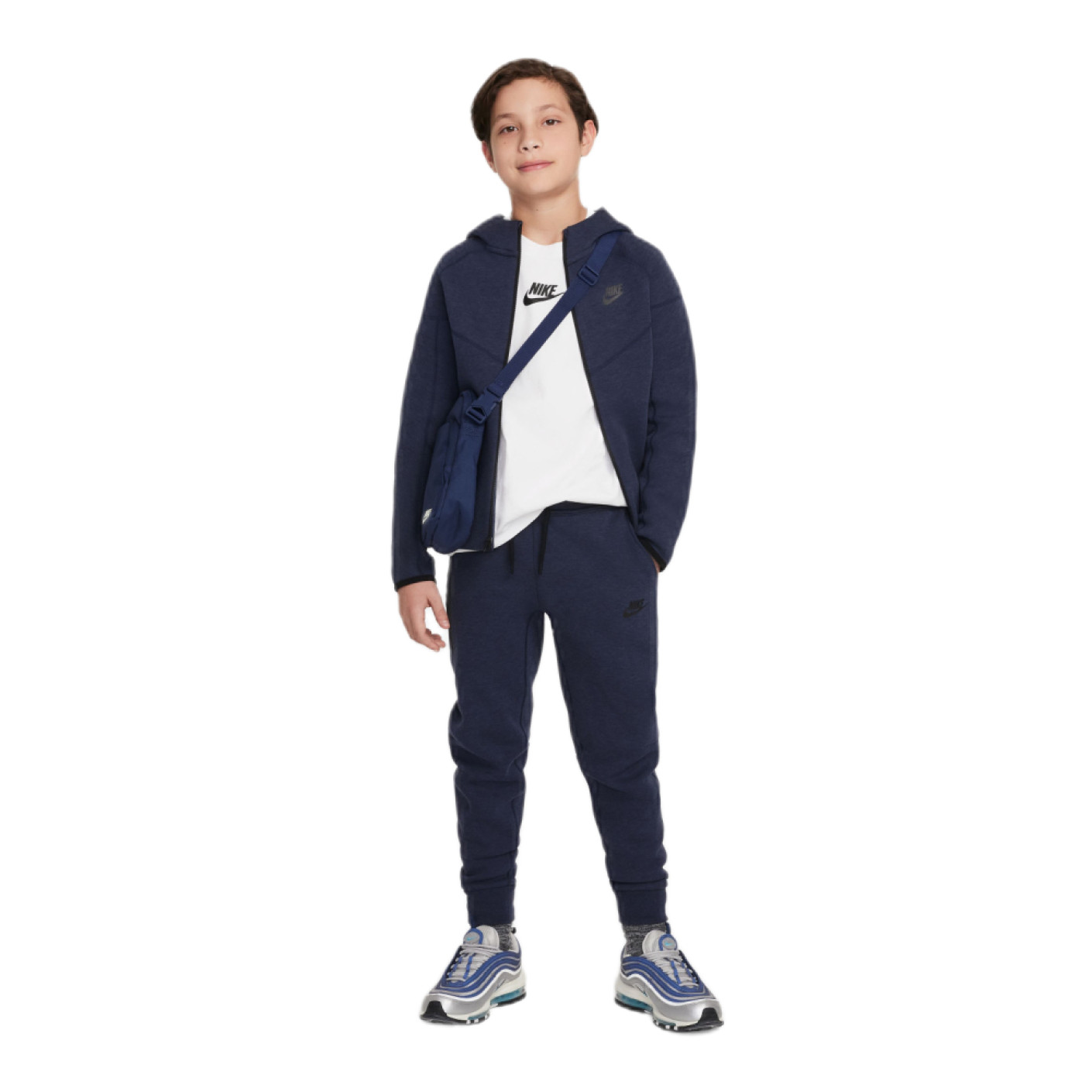 Nike tech tracksuit blue top
