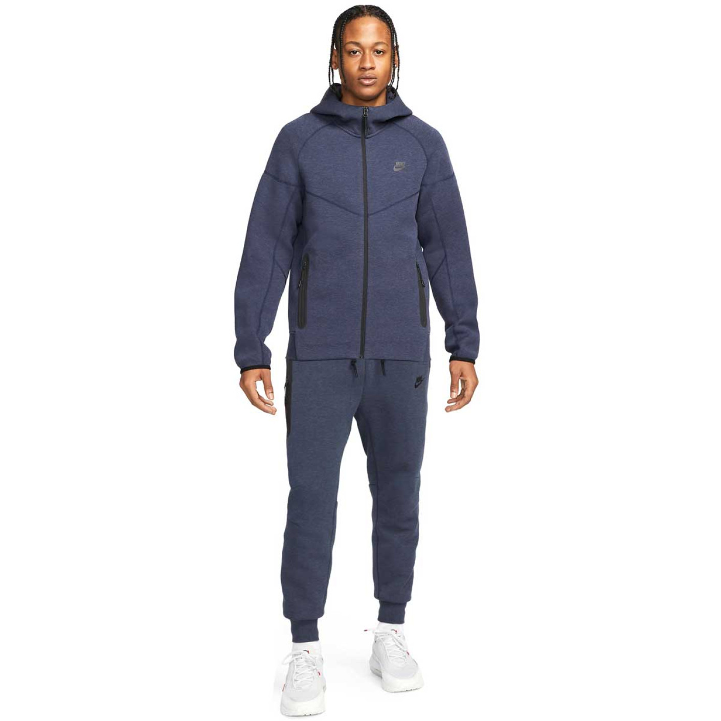 Nike Tech Fleece Trainingspak Sportswear Donkerblauw Zwart