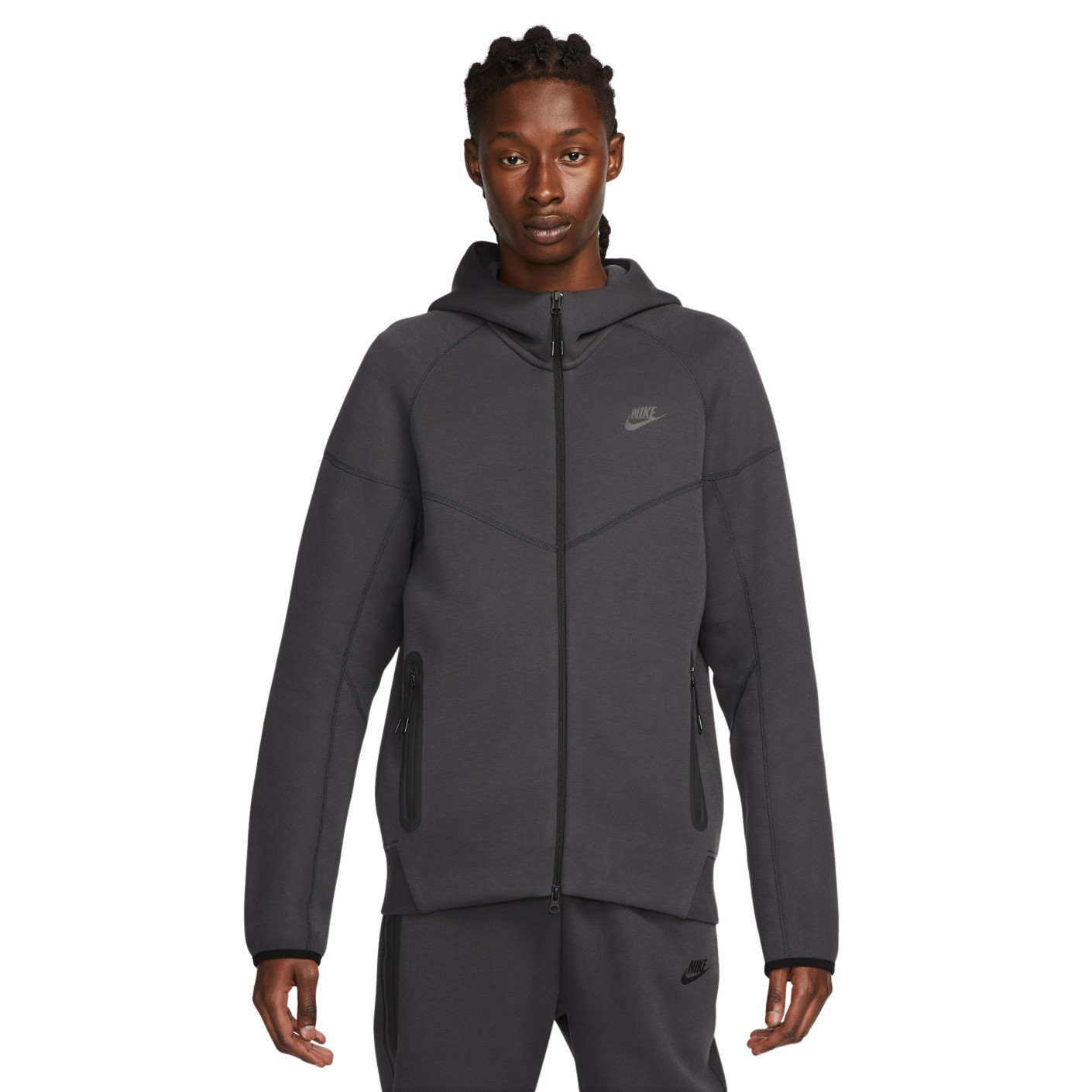 Nike Tech Fleece Vest Sportswear Donkergrijs Zwart