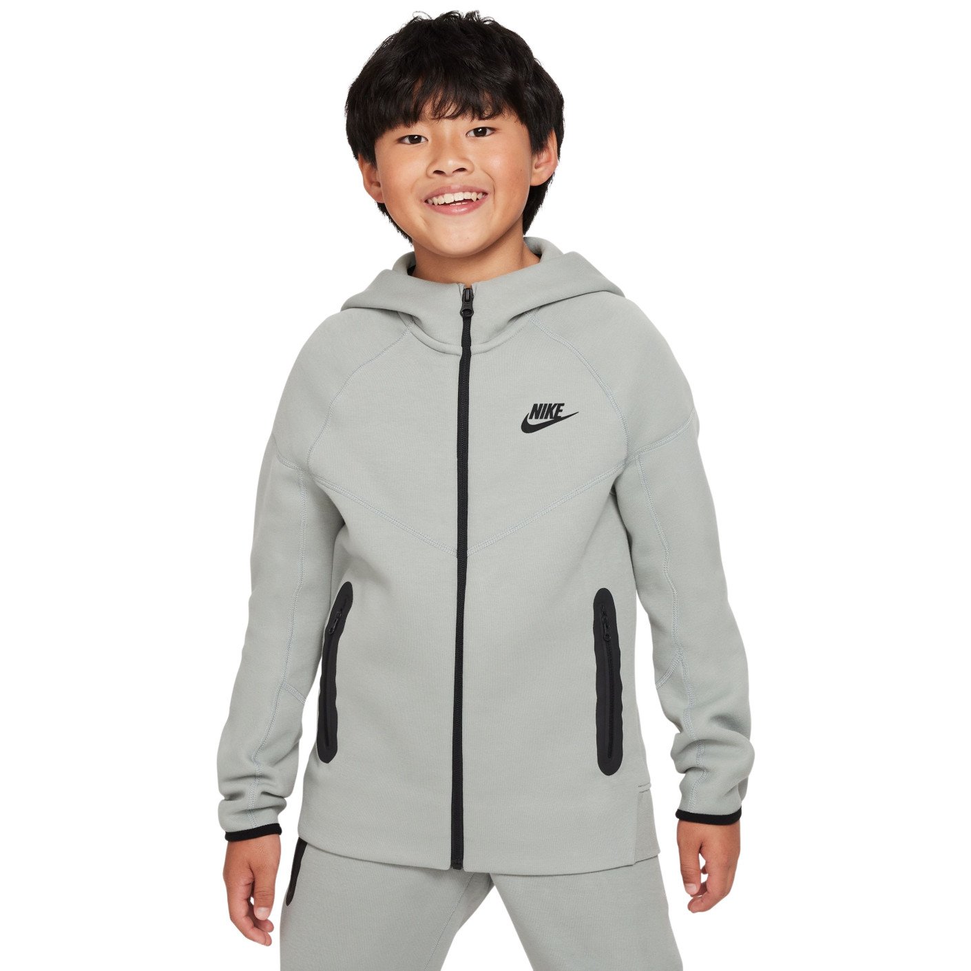 Nike Tech Fleece Vest Sportswear Kids Grey Black