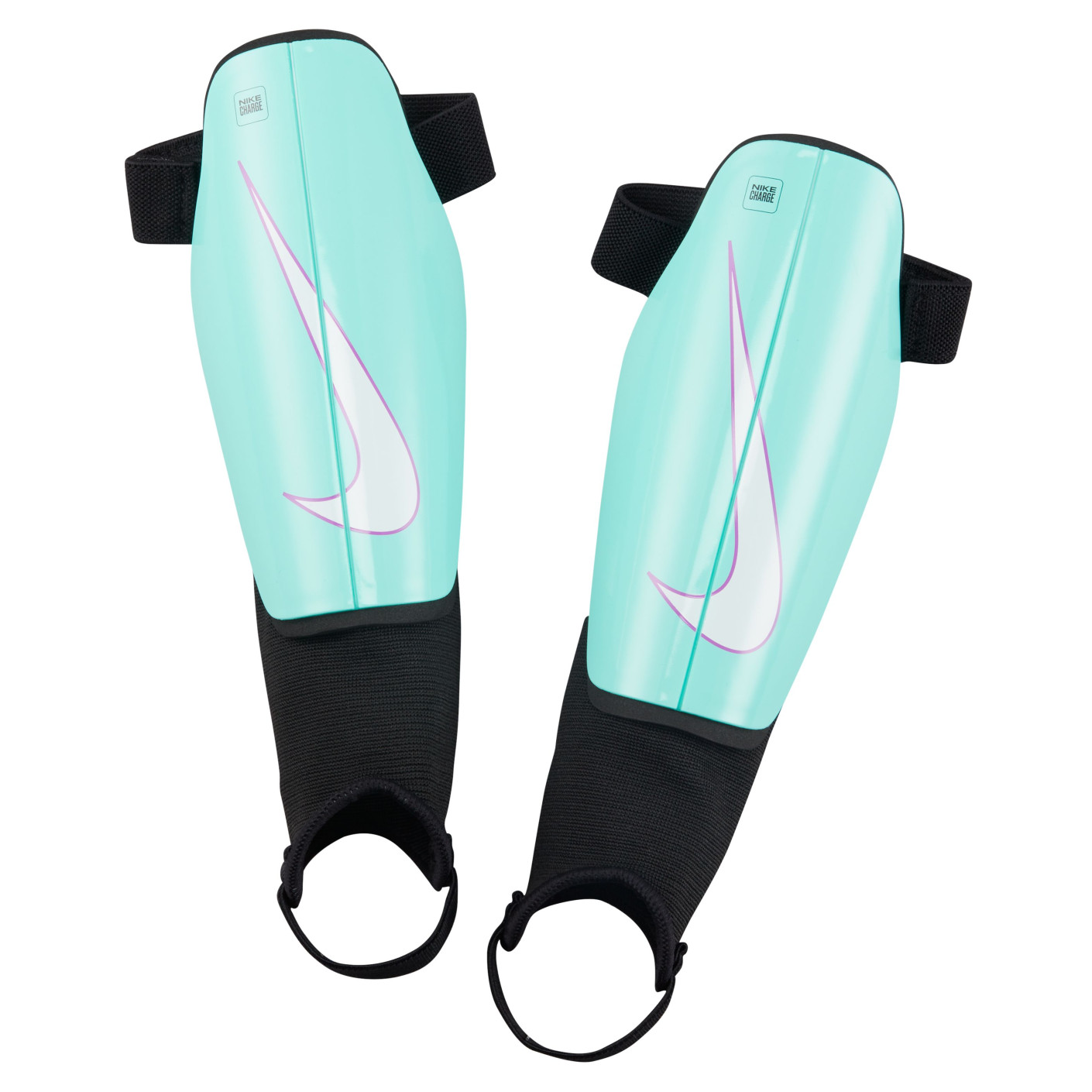 Nike Scheenbeschermers Charge Kids Turquoise Zwart Paars