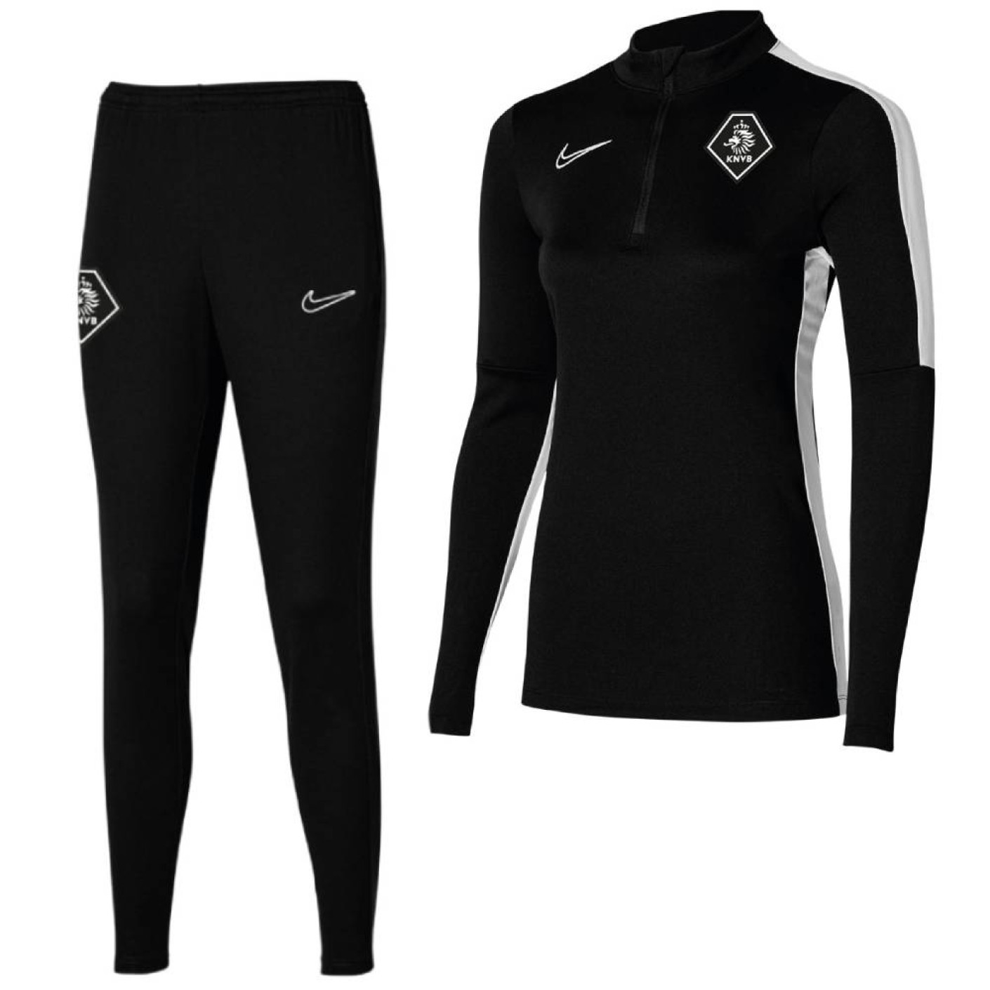 Nike KNVB Staff Tracksuit 1/4-Zip Women Black White