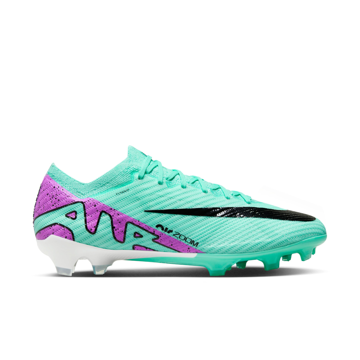 Nike Zoom Mercurial Vapor Elite 15 Grass Football Shoes (FG) Turquoise Purple Black White