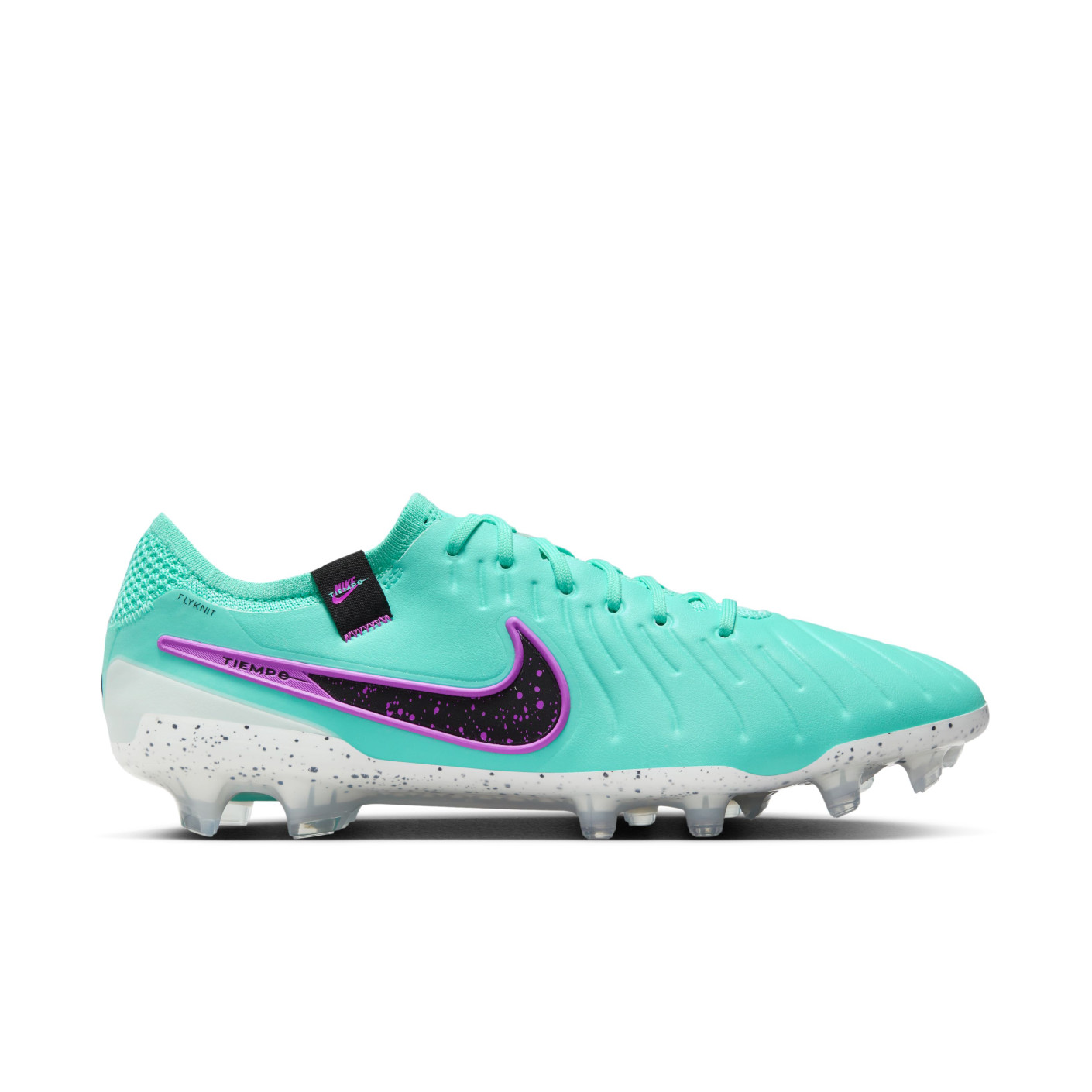 Nike Tiempo Legend Elite 10 Gras Football Shoes (FG) Turquoise Black Purple White