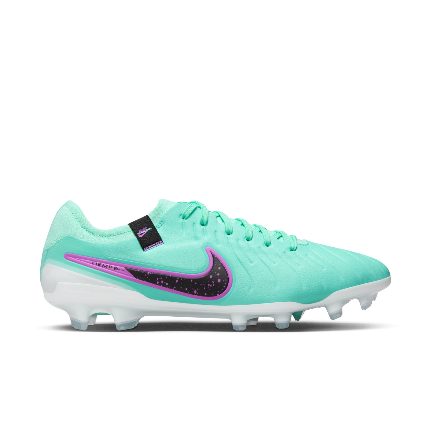 Nike Tiempo Legend Pro 10 Gras Voetbalschoenen (FG) Turquoise Zwart Paars Wit