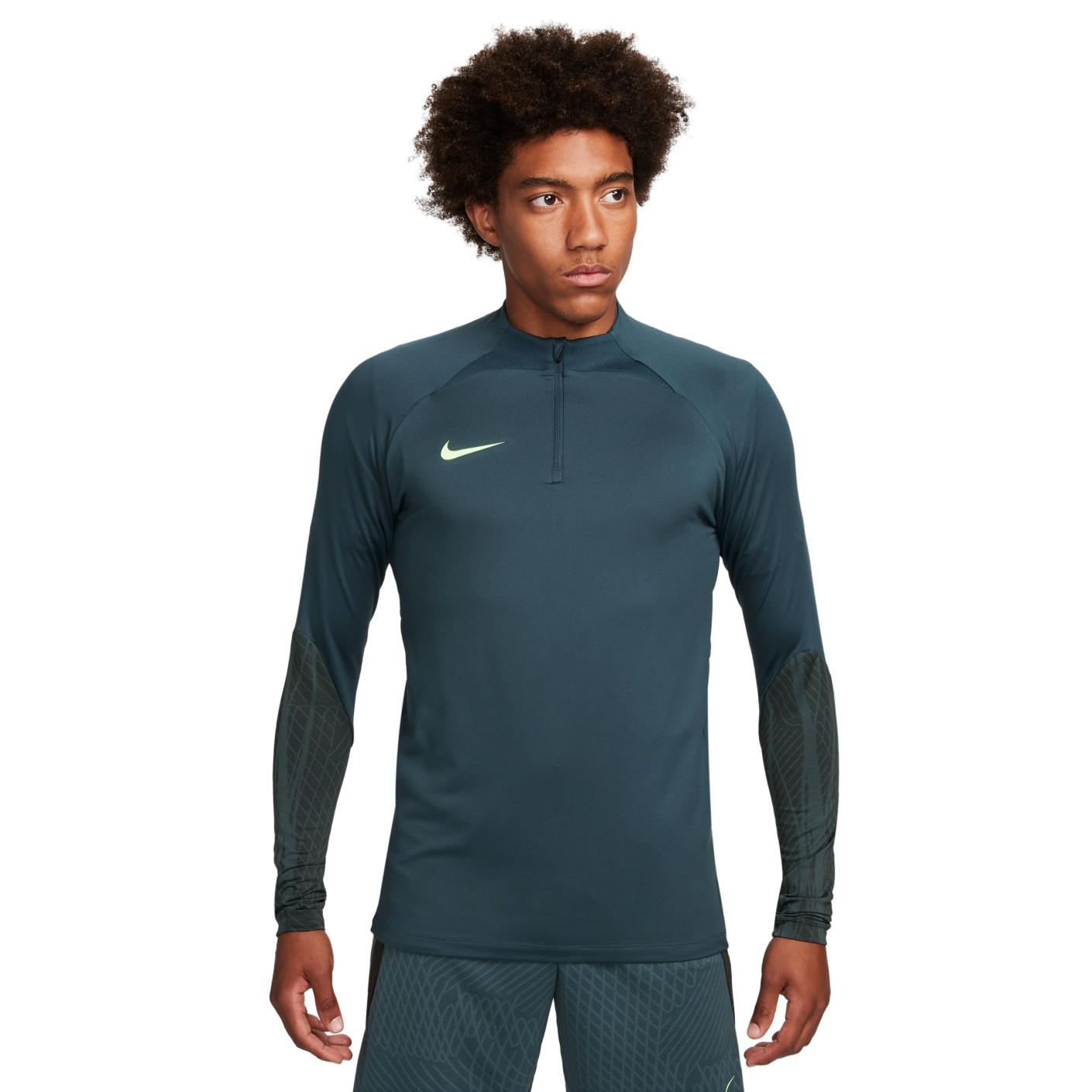 Nike Strike 23 1 4 Zip Tracksuit Dark Green Bright Green KNVBshop
