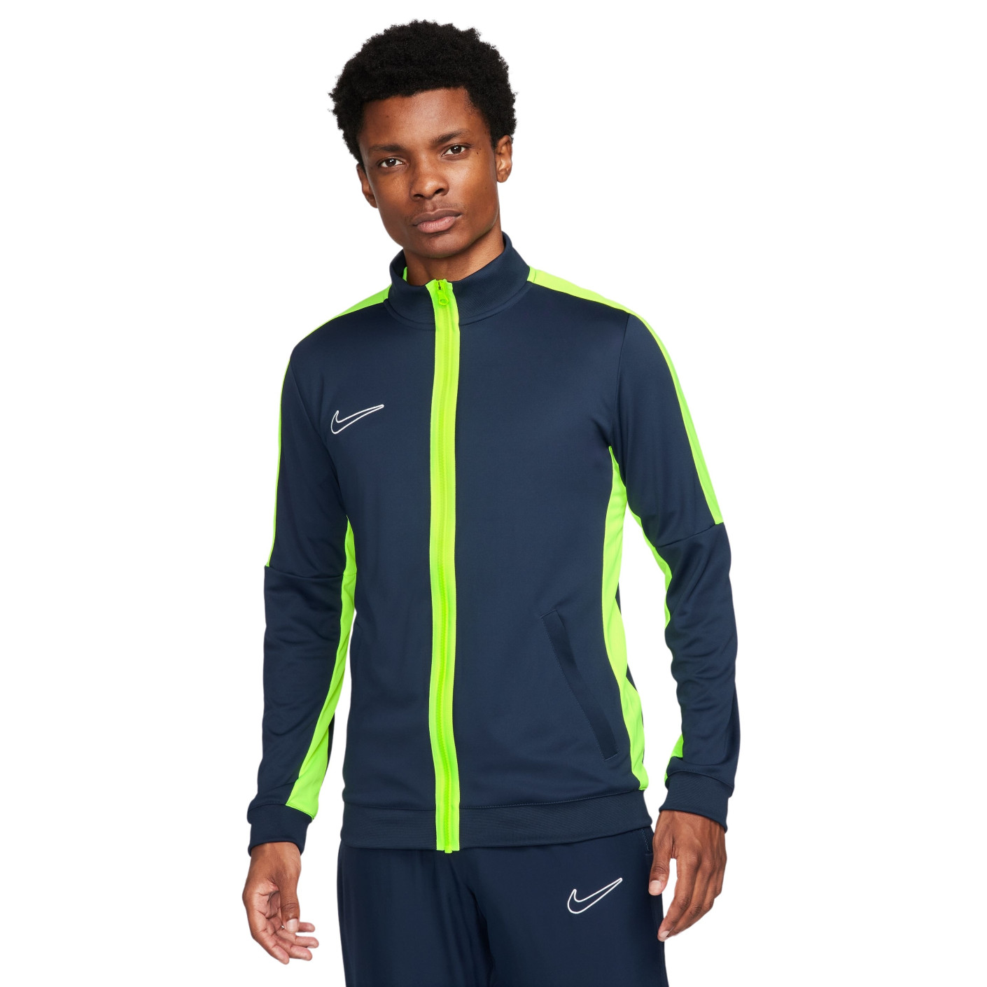 Nike Dri-Fit Academy 23 Training Jacket Dark Blue Yellow White