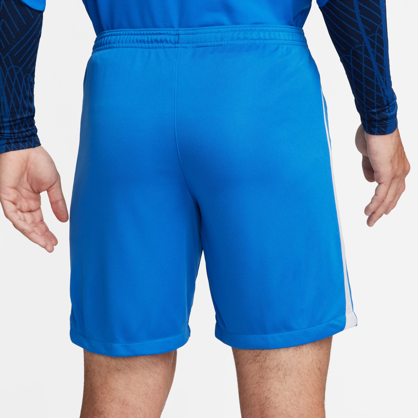 blue nike football shorts